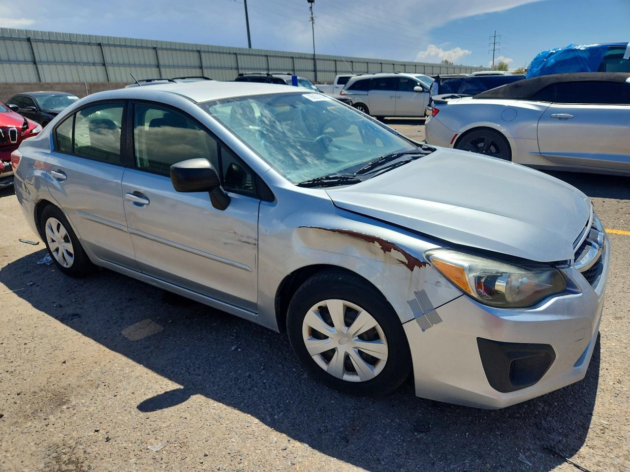 2013 Subaru Impreza Silver vin: JF1GJAA67DH019419