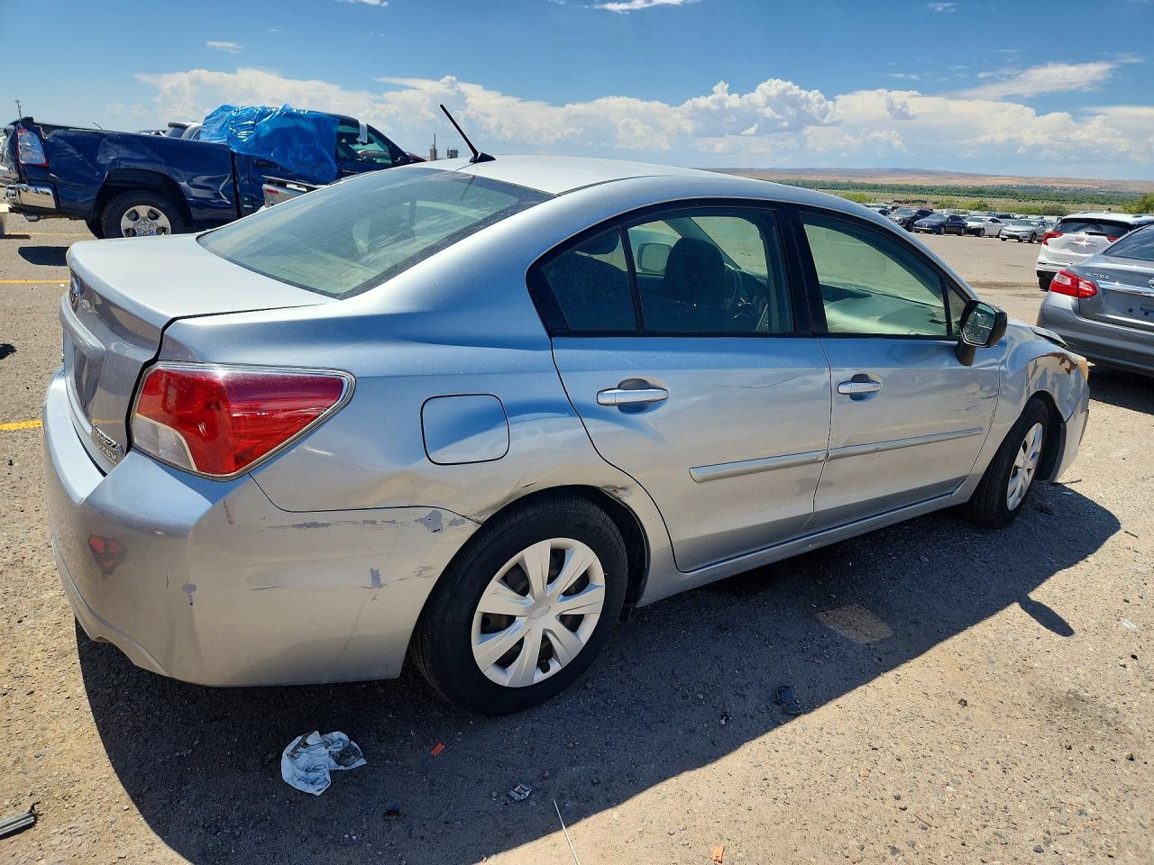 2013 Subaru Impreza Silver vin: JF1GJAA67DH019419