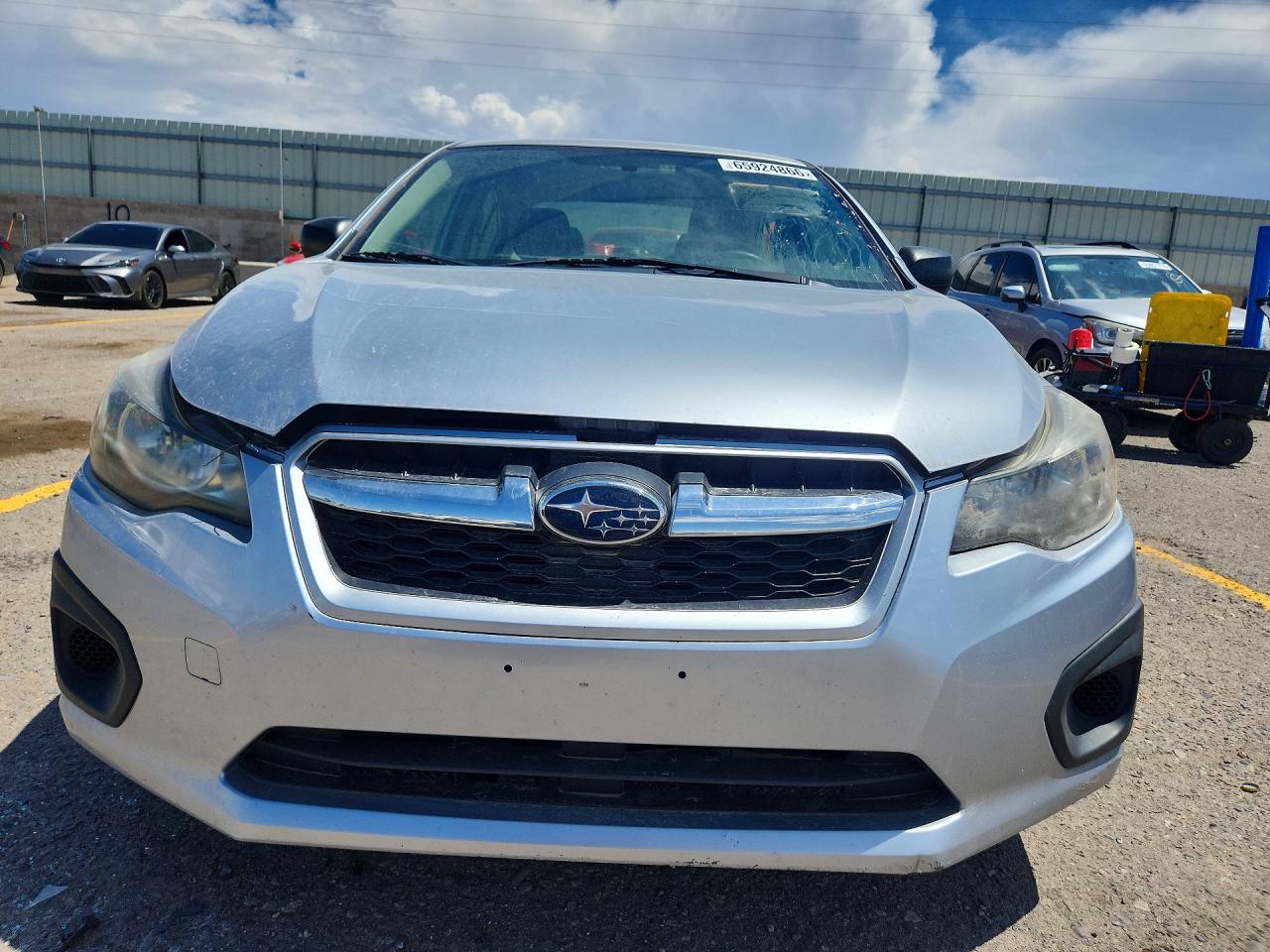 2013 Subaru Impreza Silver vin: JF1GJAA67DH019419