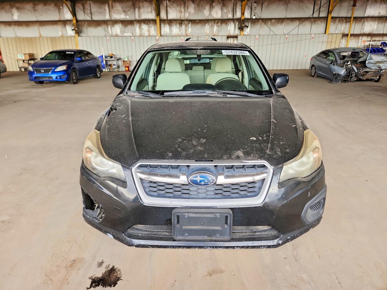 2013 Subaru Impreza Black vin: JF1GJAA67DH025267