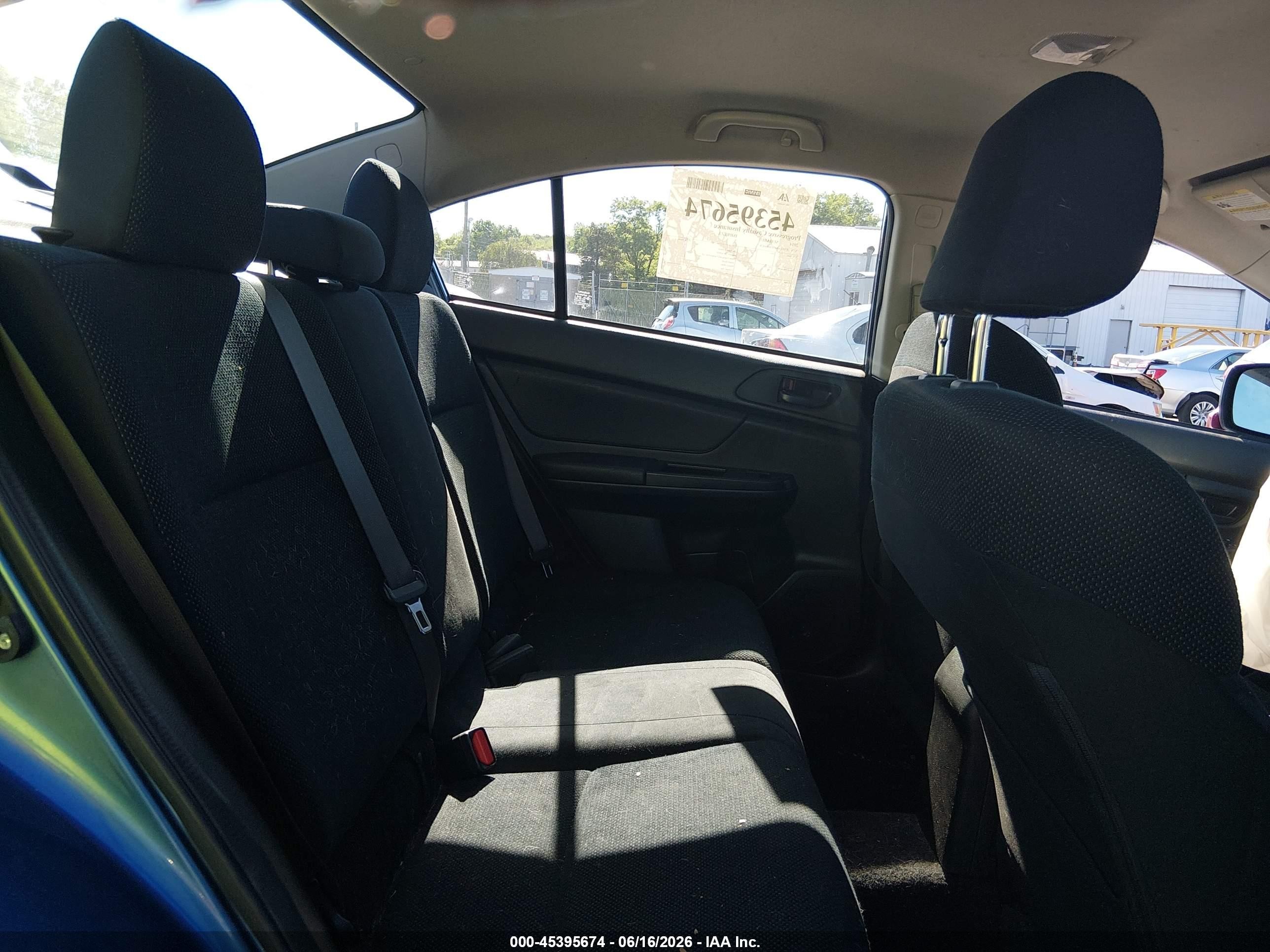 2014 Subaru Impreza 2.0i Blue vin: JF1GJAA67EH006428