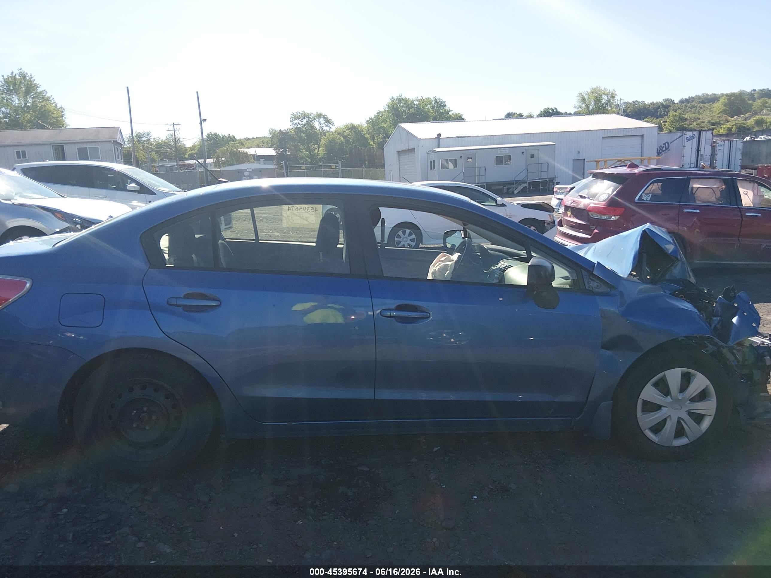 2014 Subaru Impreza 2.0i Blue vin: JF1GJAA67EH006428