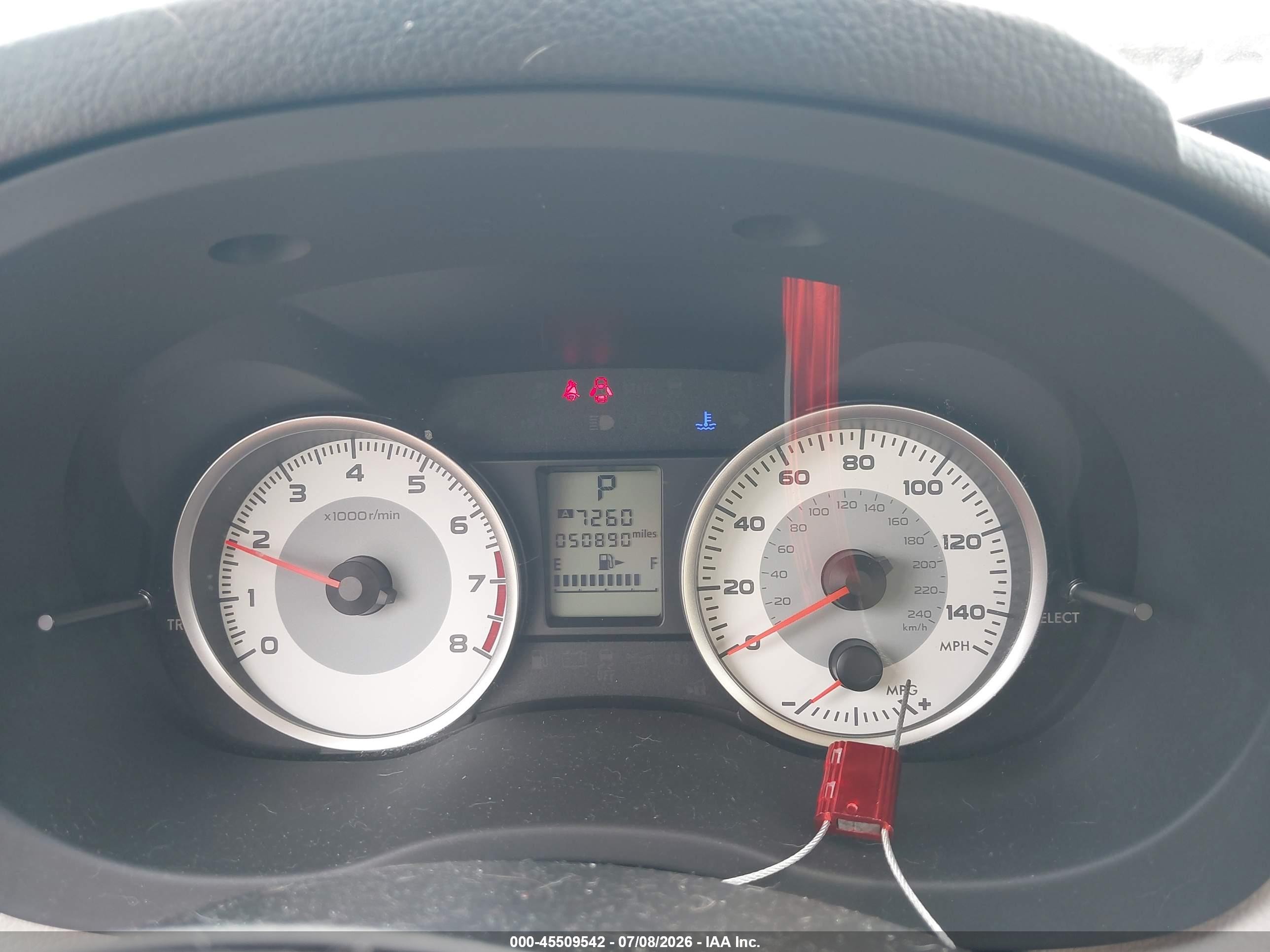 2014 Subaru Impreza 2.0i White vin: JF1GJAA67EH007515