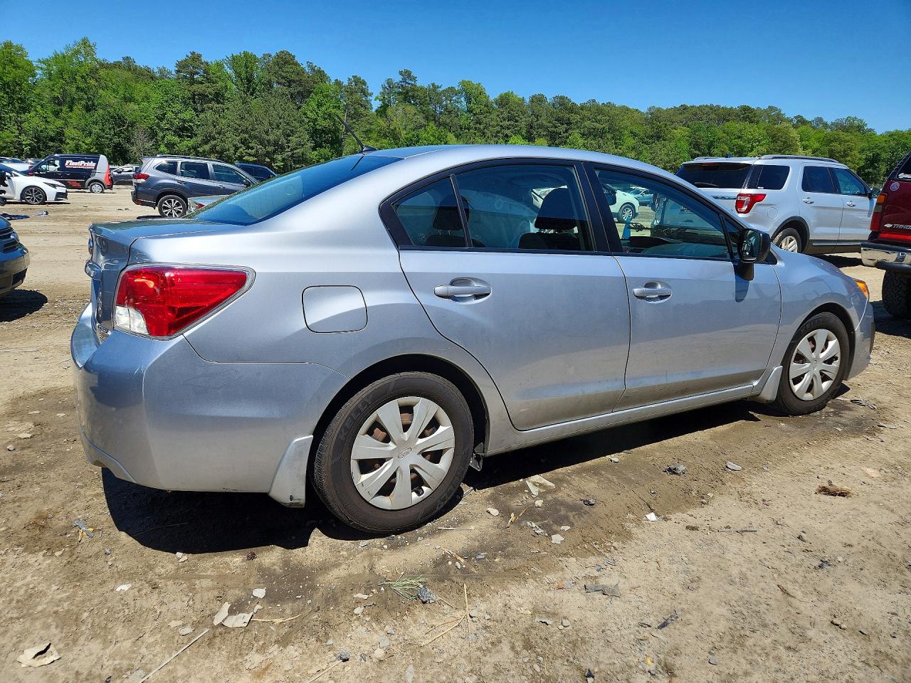 2014 Subaru Impreza Silver vin: JF1GJAA67EH020037