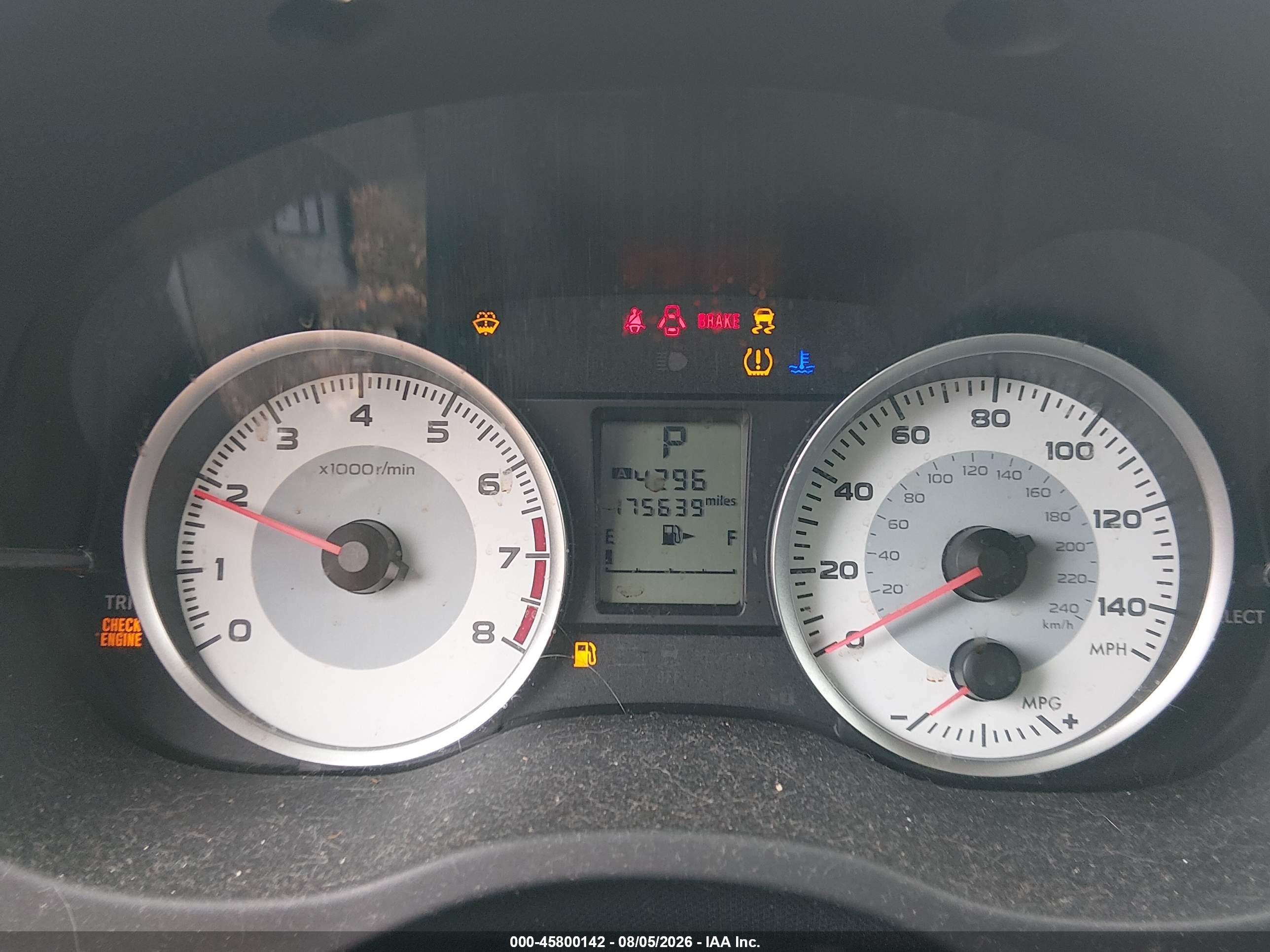 2014 Subaru Impreza 2.0i Red vin: JF1GJAA67EH024847