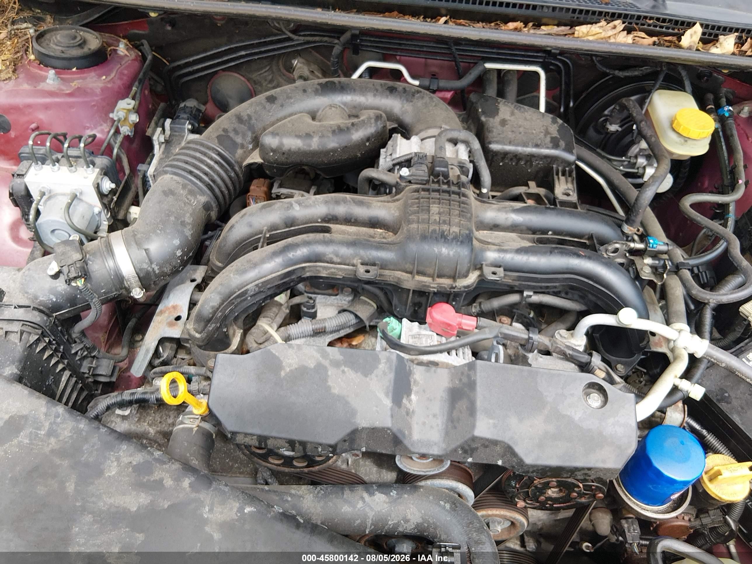 2014 Subaru Impreza 2.0i Red vin: JF1GJAA67EH024847