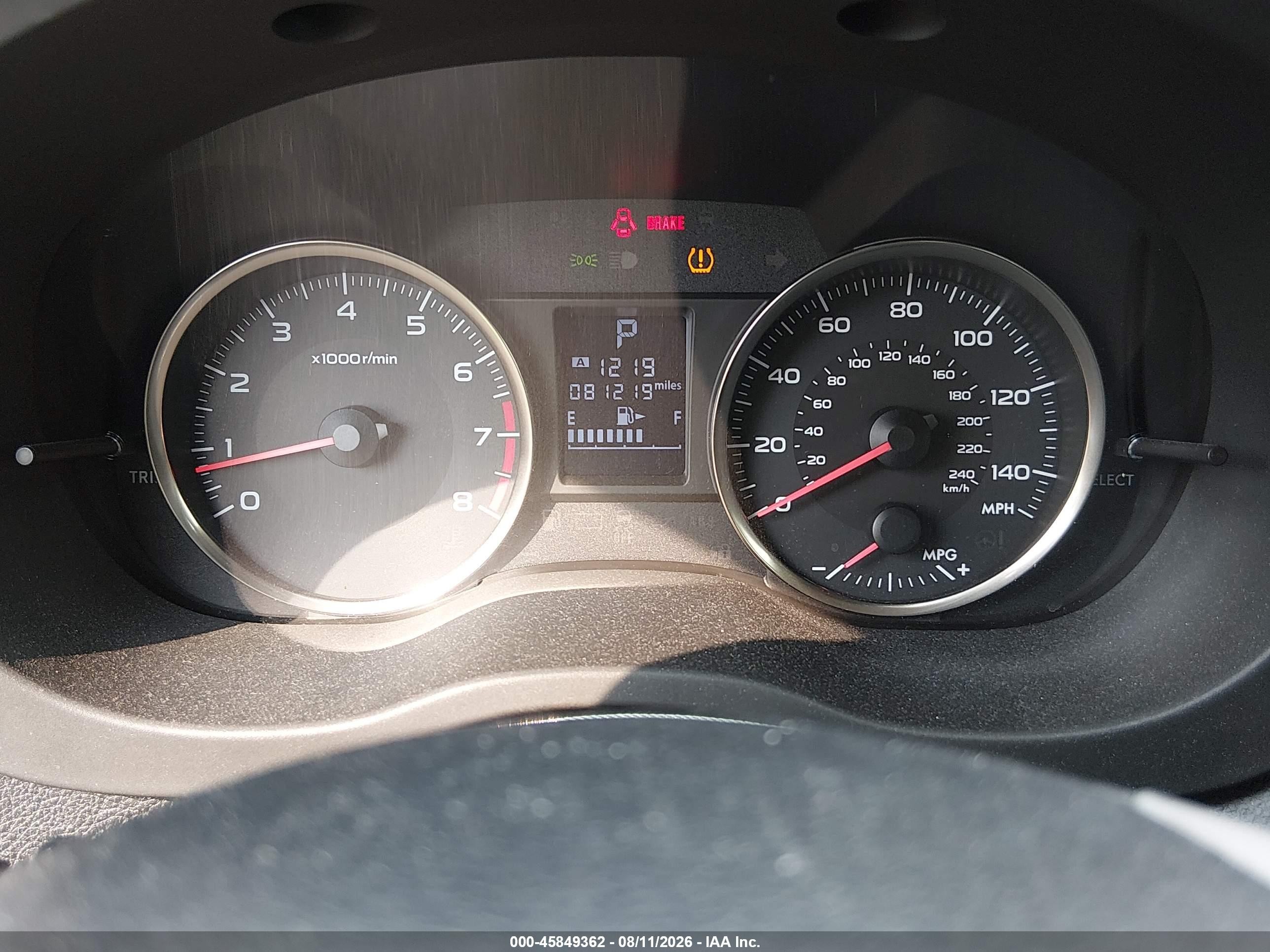 2015 Subaru Impreza 2.0i Burgundy vin: JF1GJAA67FH012439