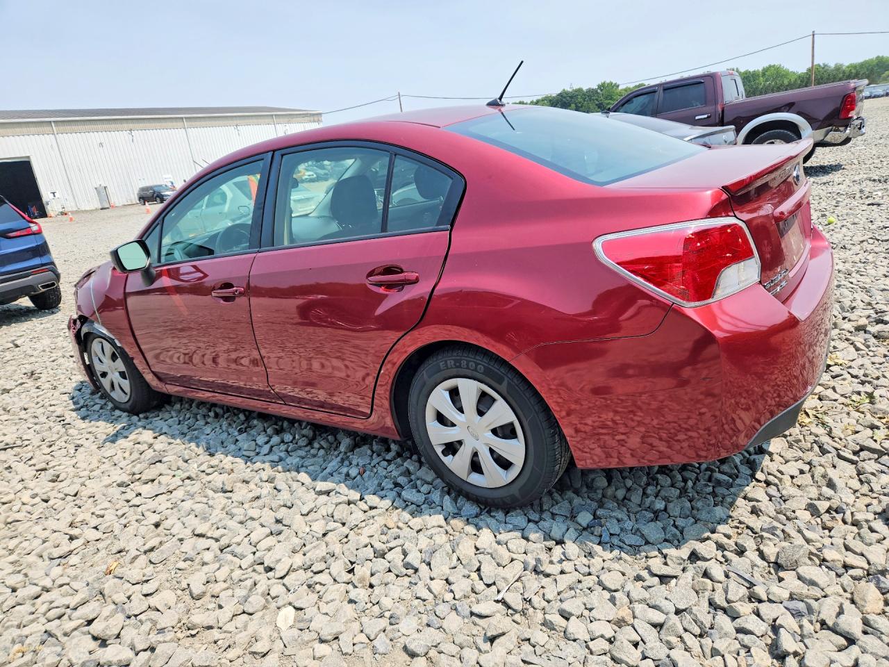 2015 Subaru Impreza Red vin: JF1GJAA67FH013560