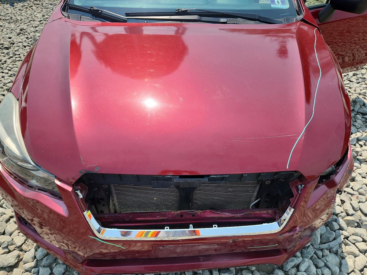 2015 Subaru Impreza Red vin: JF1GJAA67FH013560