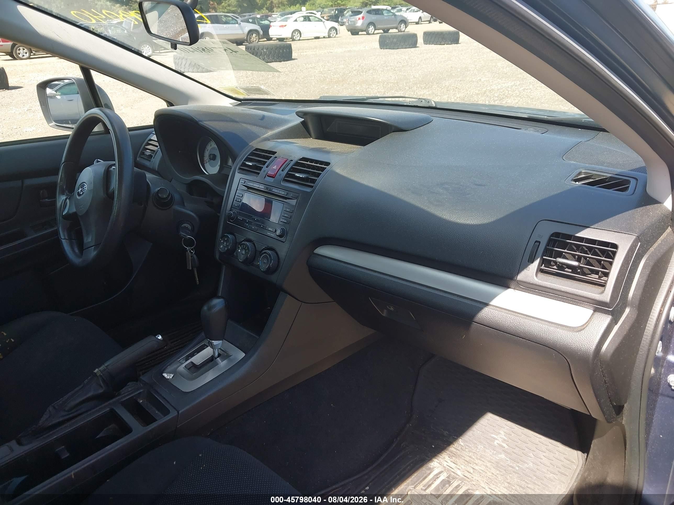 2012 Subaru Impreza 2.0i Синий vin: JF1GJAA68CH010968
