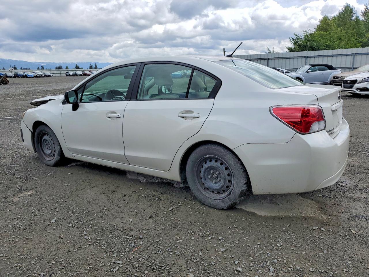 2012 Subaru Impreza Белый vin: JF1GJAA68CH012350