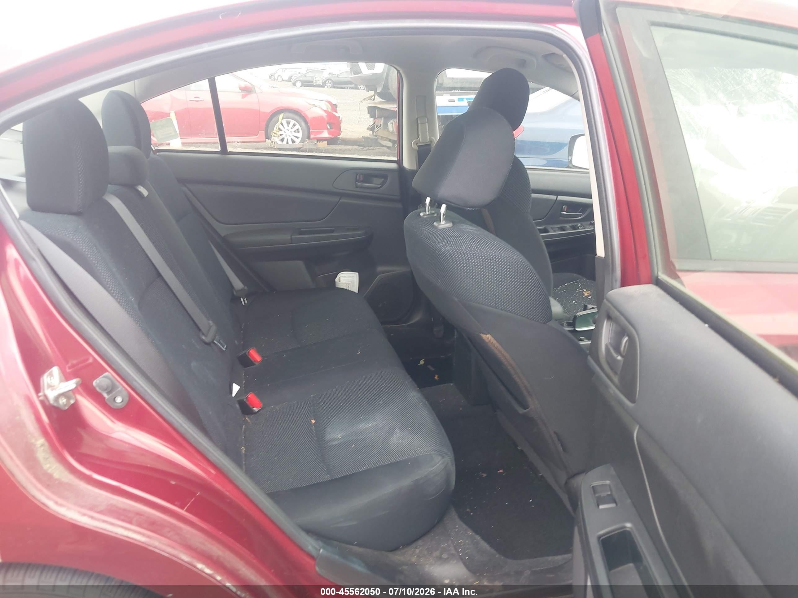 2013 Subaru Impreza 2.0i Red vin: JF1GJAA68DH027660