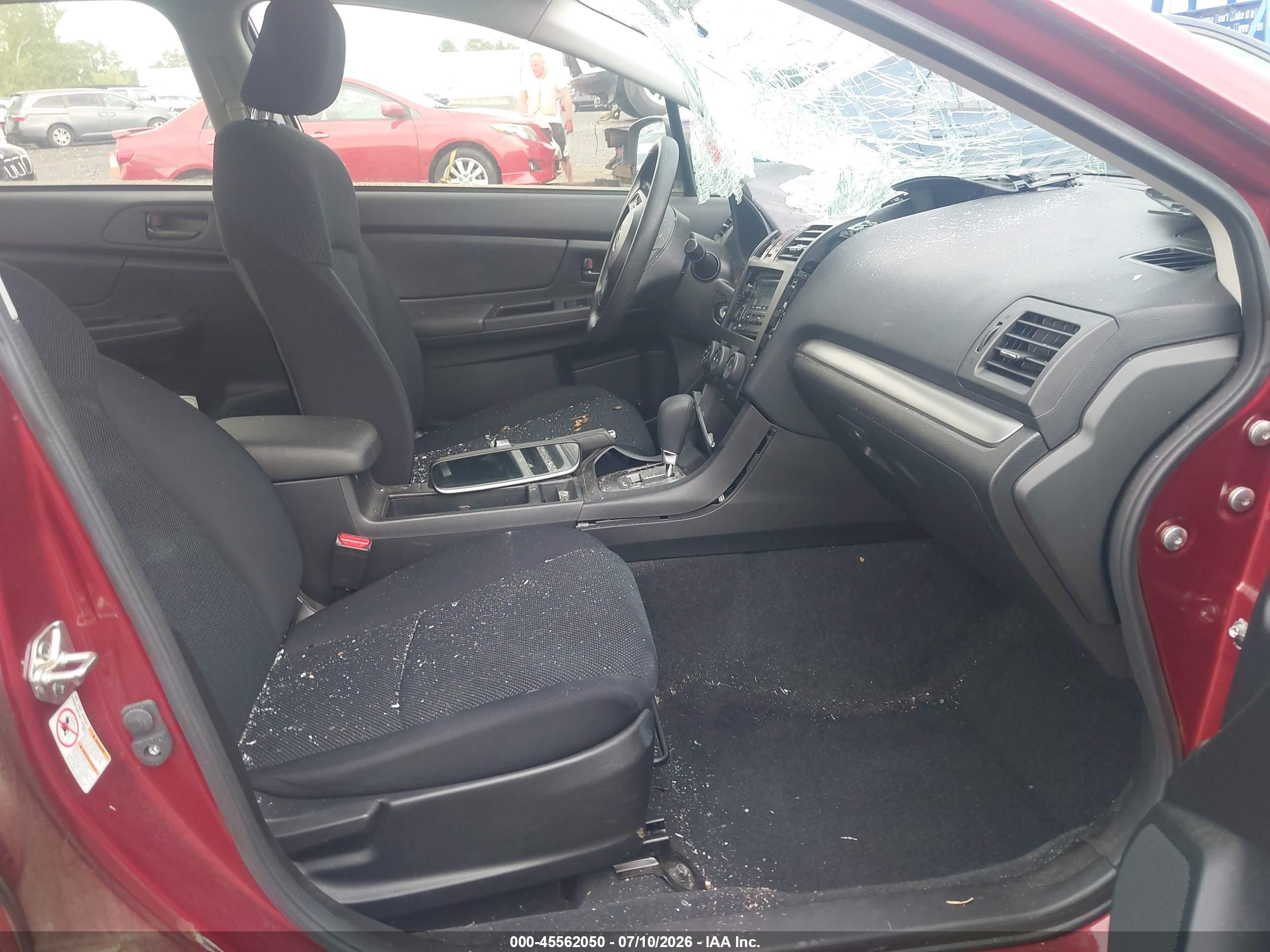 2013 Subaru Impreza 2.0i Red vin: JF1GJAA68DH027660
