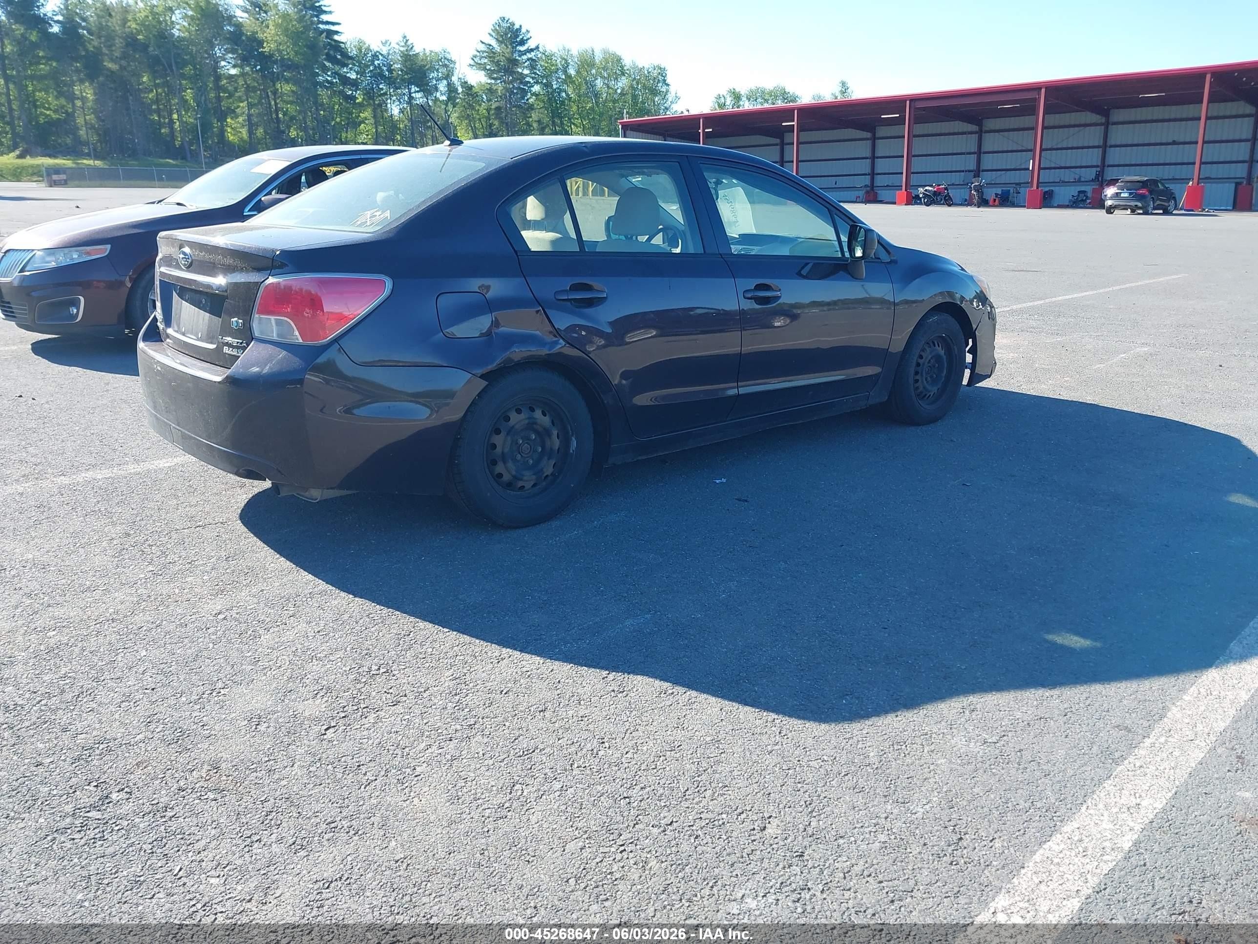 2013 Subaru Impreza 2.0i Burgundy vin: JF1GJAA68DH029991