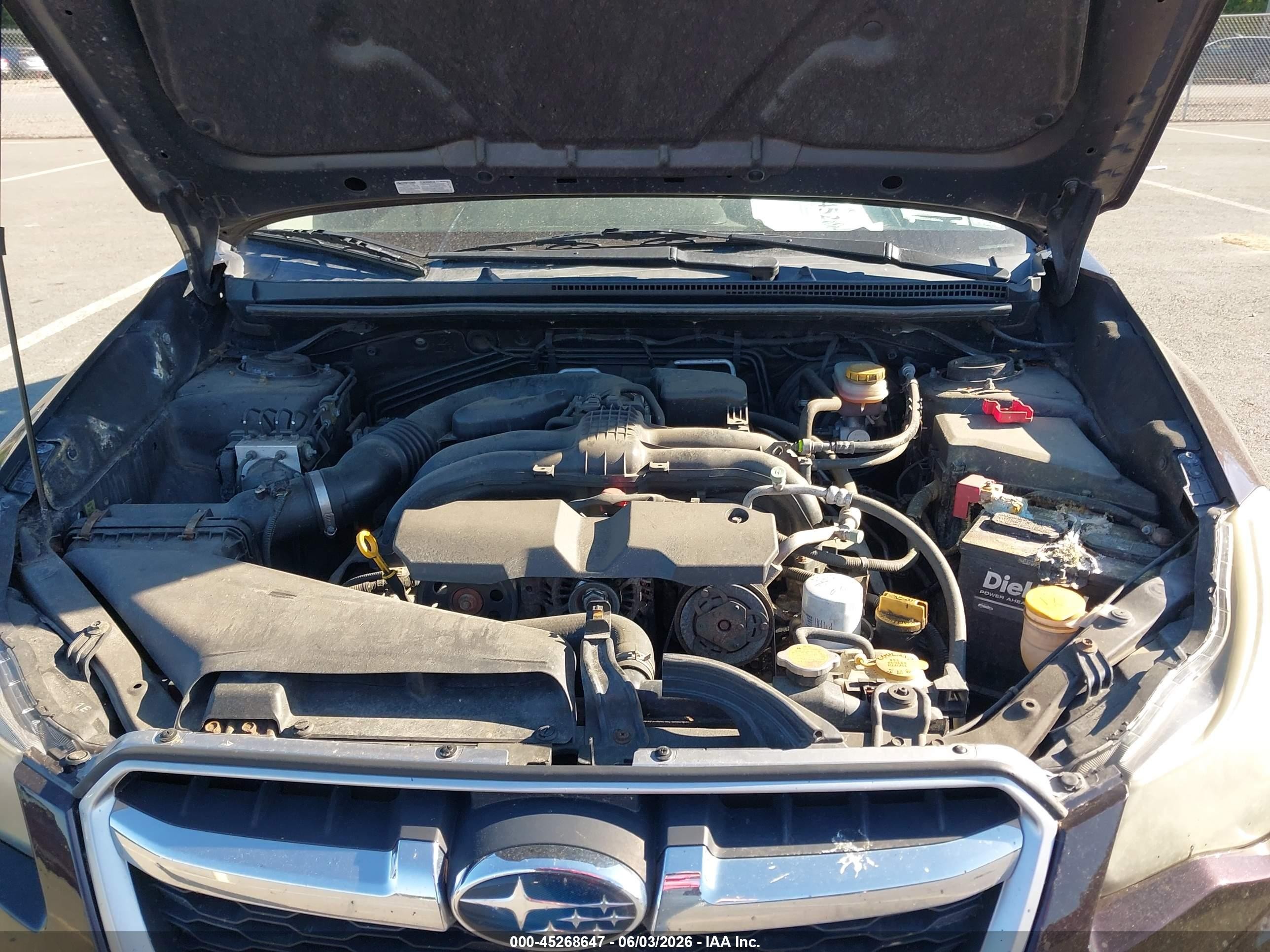 2013 Subaru Impreza 2.0i Burgundy vin: JF1GJAA68DH029991