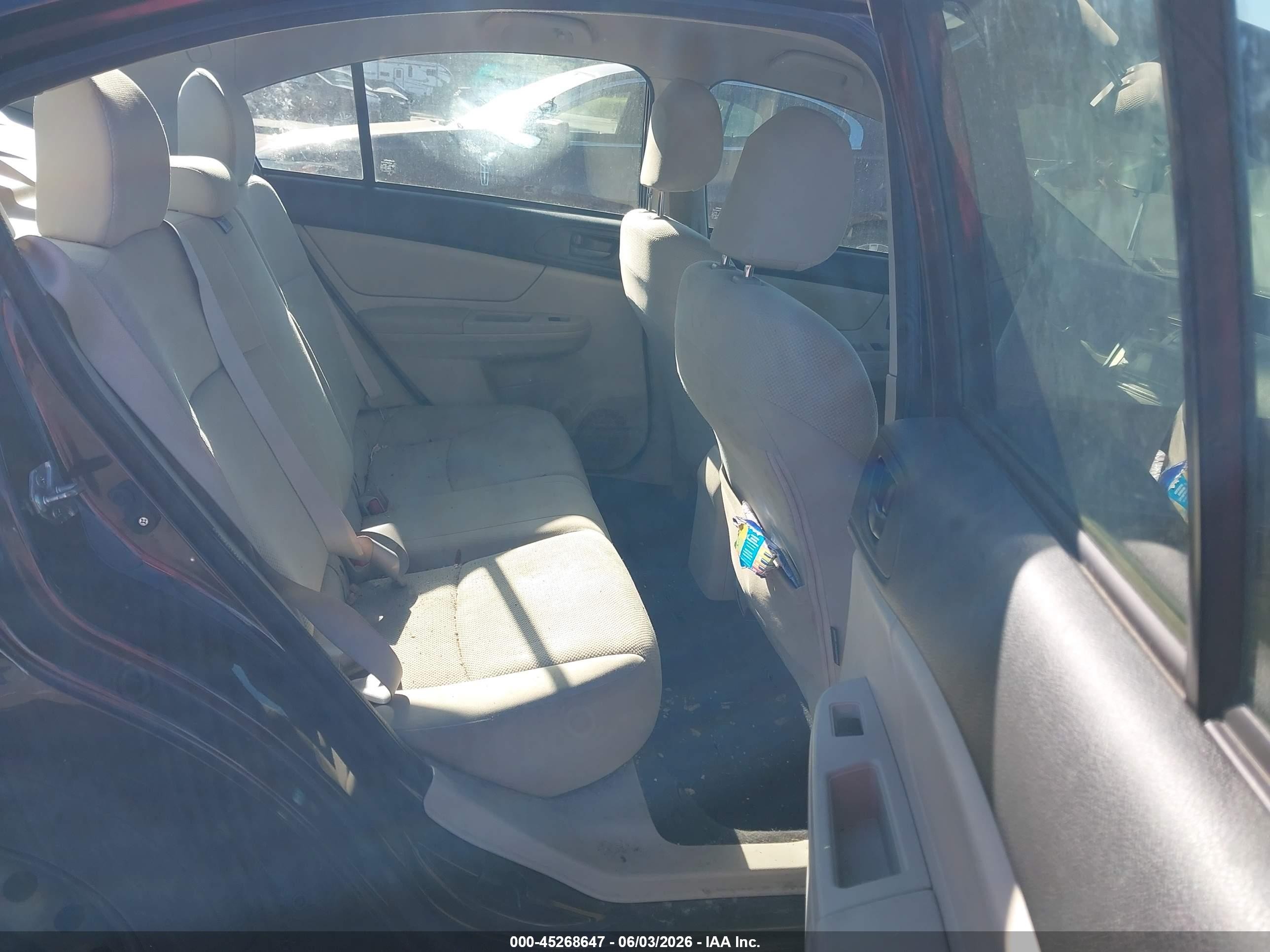 2013 Subaru Impreza 2.0i Burgundy vin: JF1GJAA68DH029991