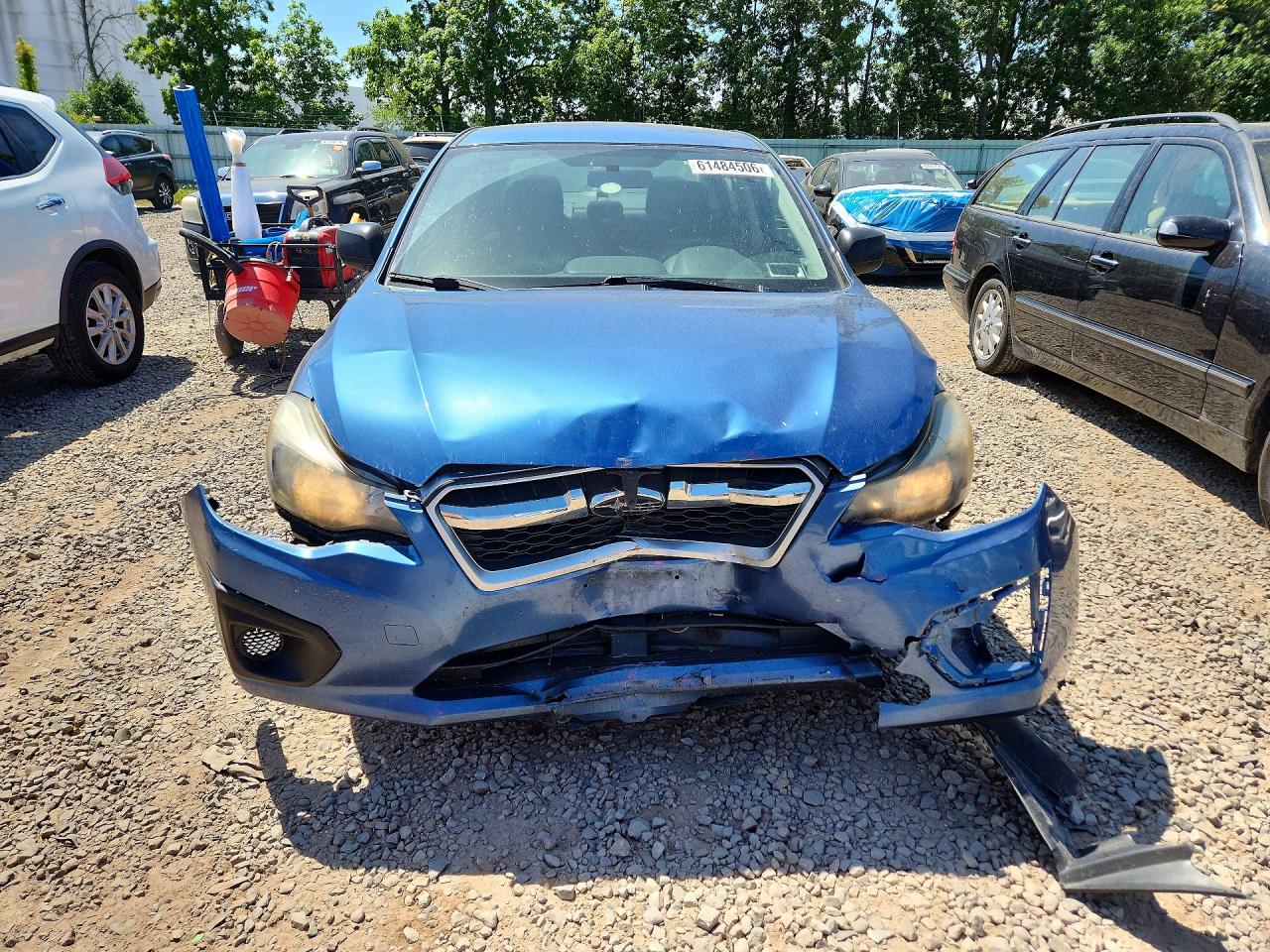 2014 Subaru Impreza Blue vin: JF1GJAA68EH010911