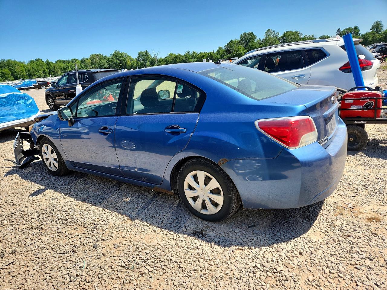 2014 Subaru Impreza Blue vin: JF1GJAA68EH010911