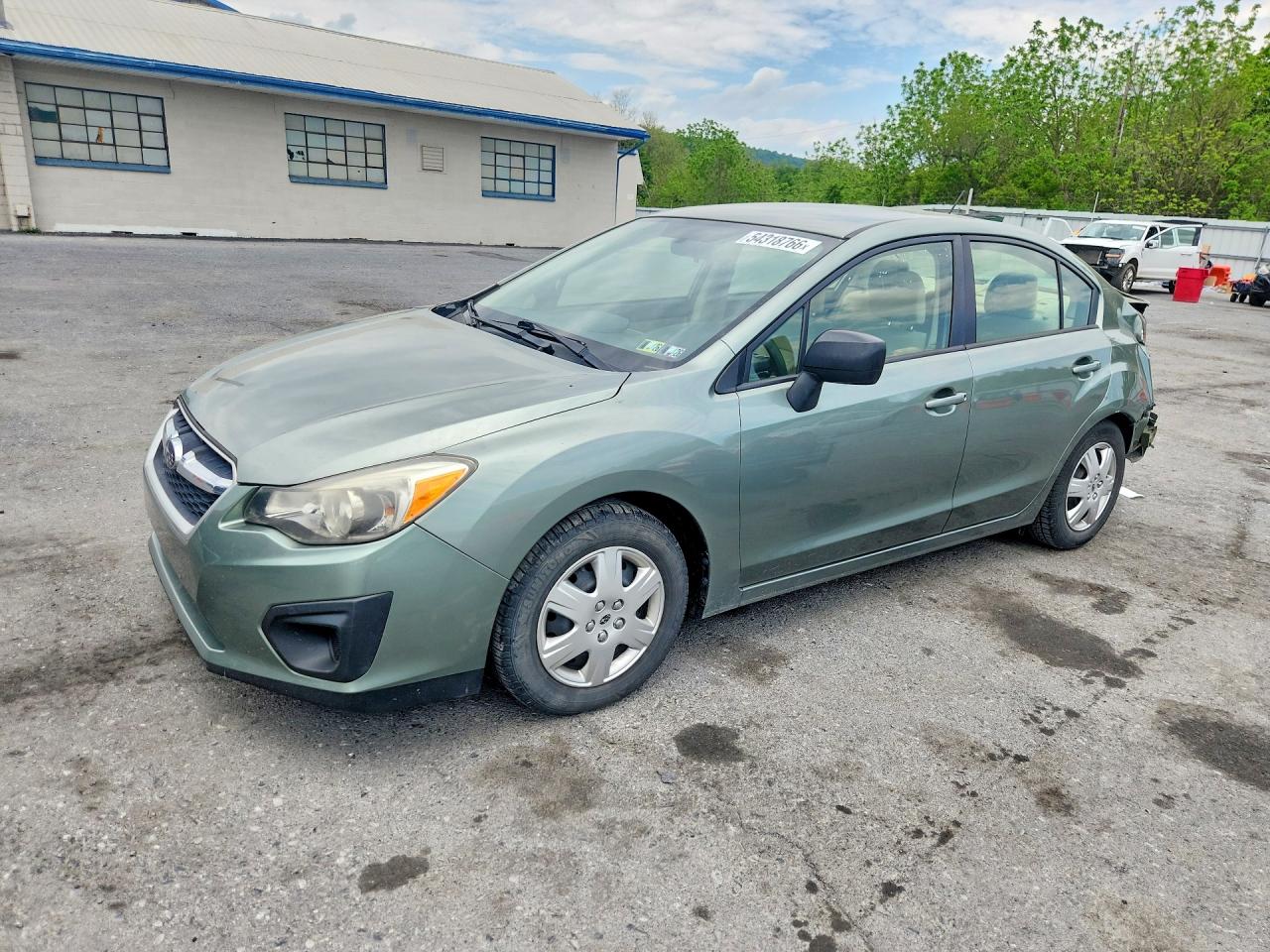 2014 Subaru Impreza Green vin: JF1GJAA68EH020175