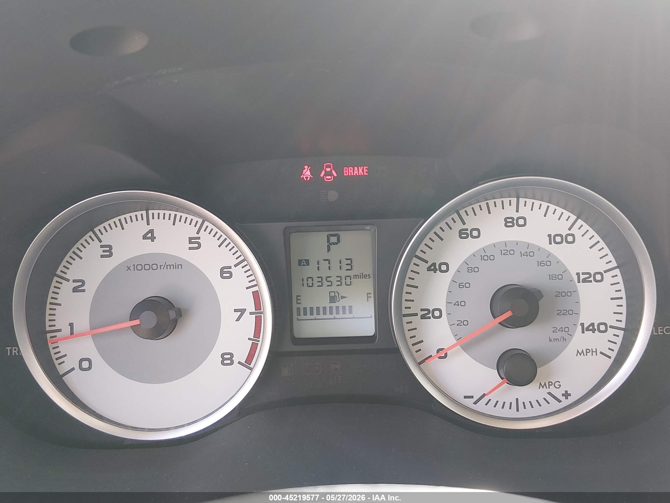 2014 Subaru Impreza 2.0i Silver vin: JF1GJAA68EH020273