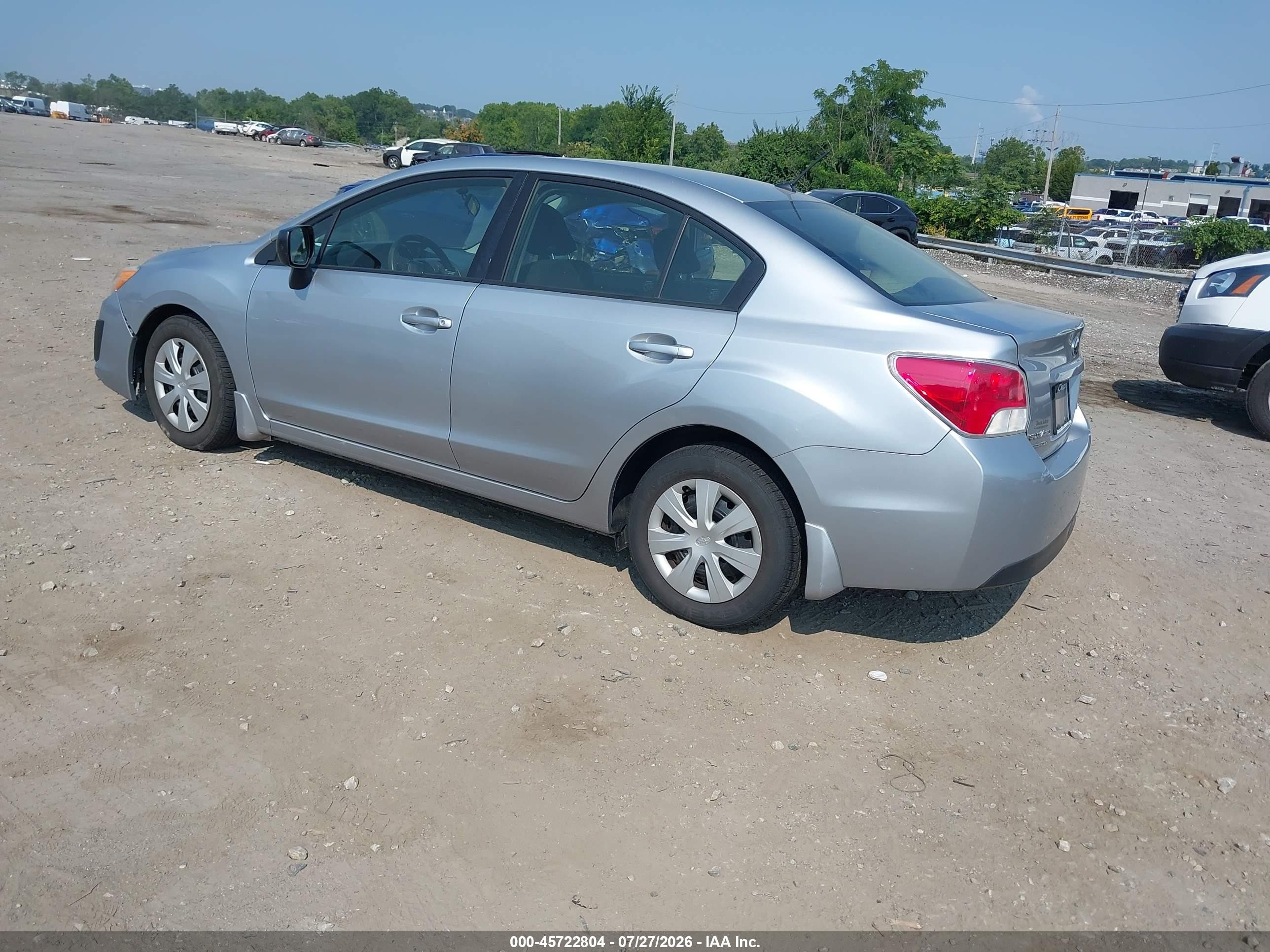 2014 Subaru Impreza 2.0i Silver vin: JF1GJAA68EH024081