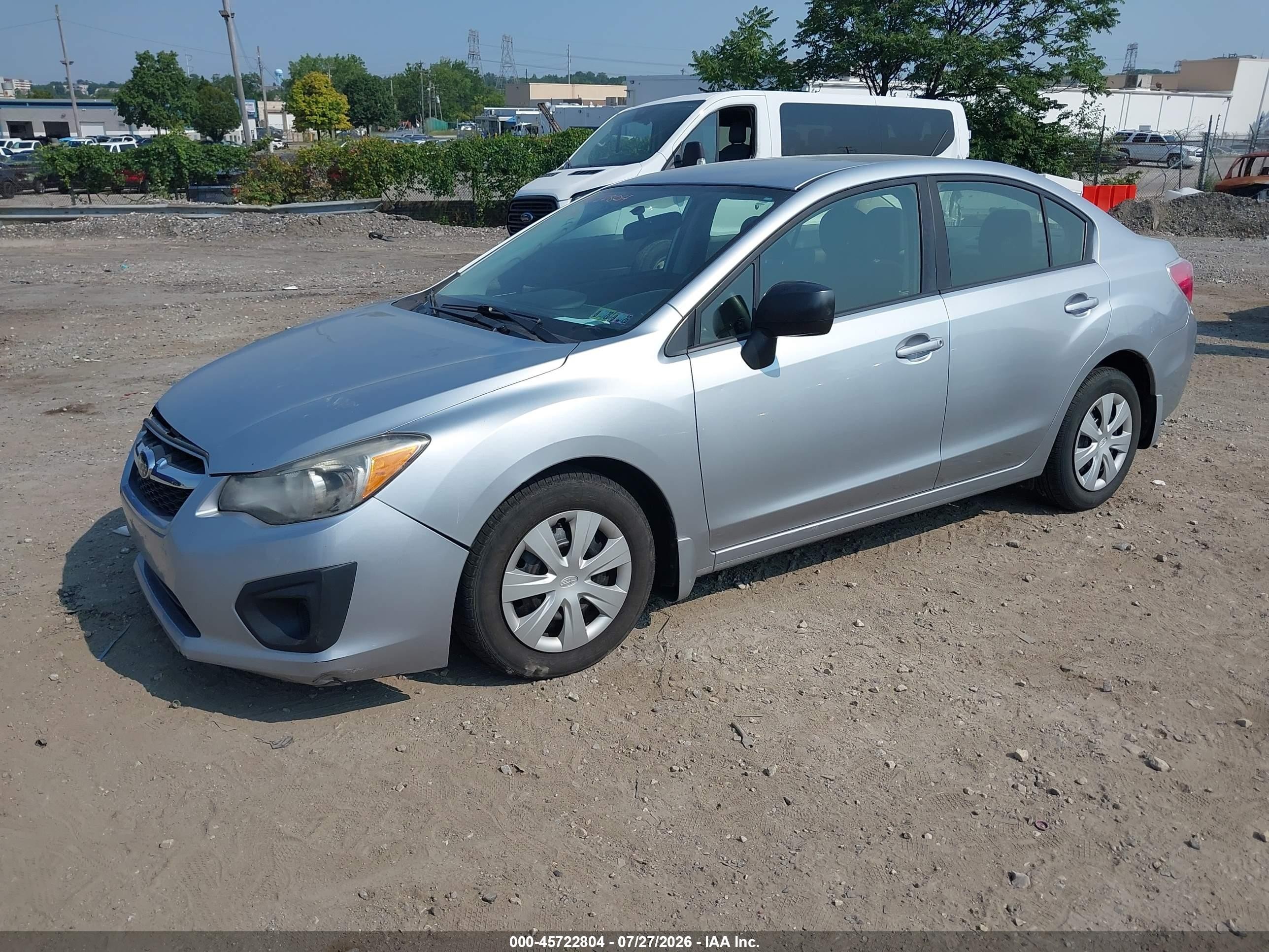 2014 Subaru Impreza 2.0i Silver vin: JF1GJAA68EH024081