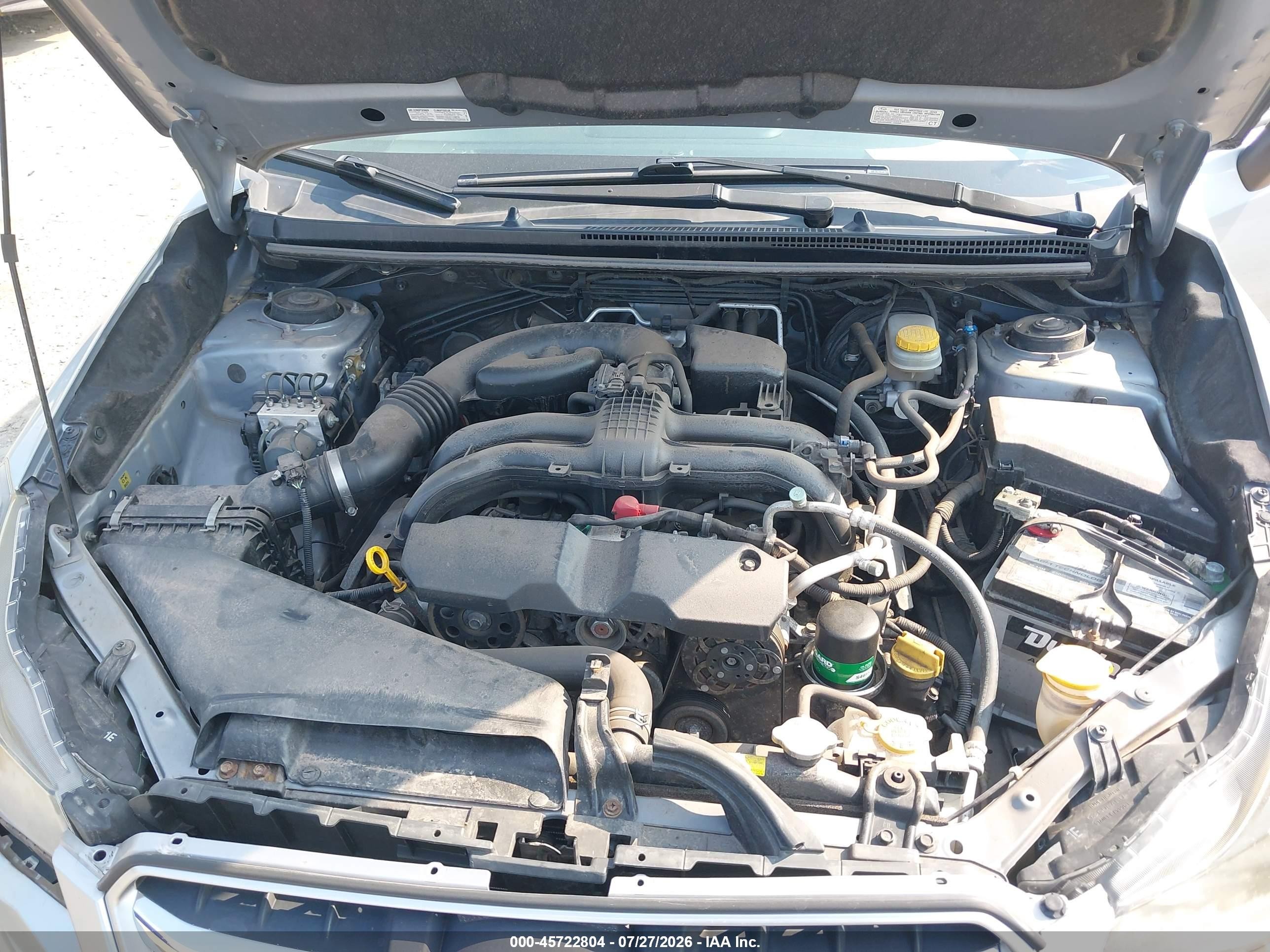 2014 Subaru Impreza 2.0i Silver vin: JF1GJAA68EH024081