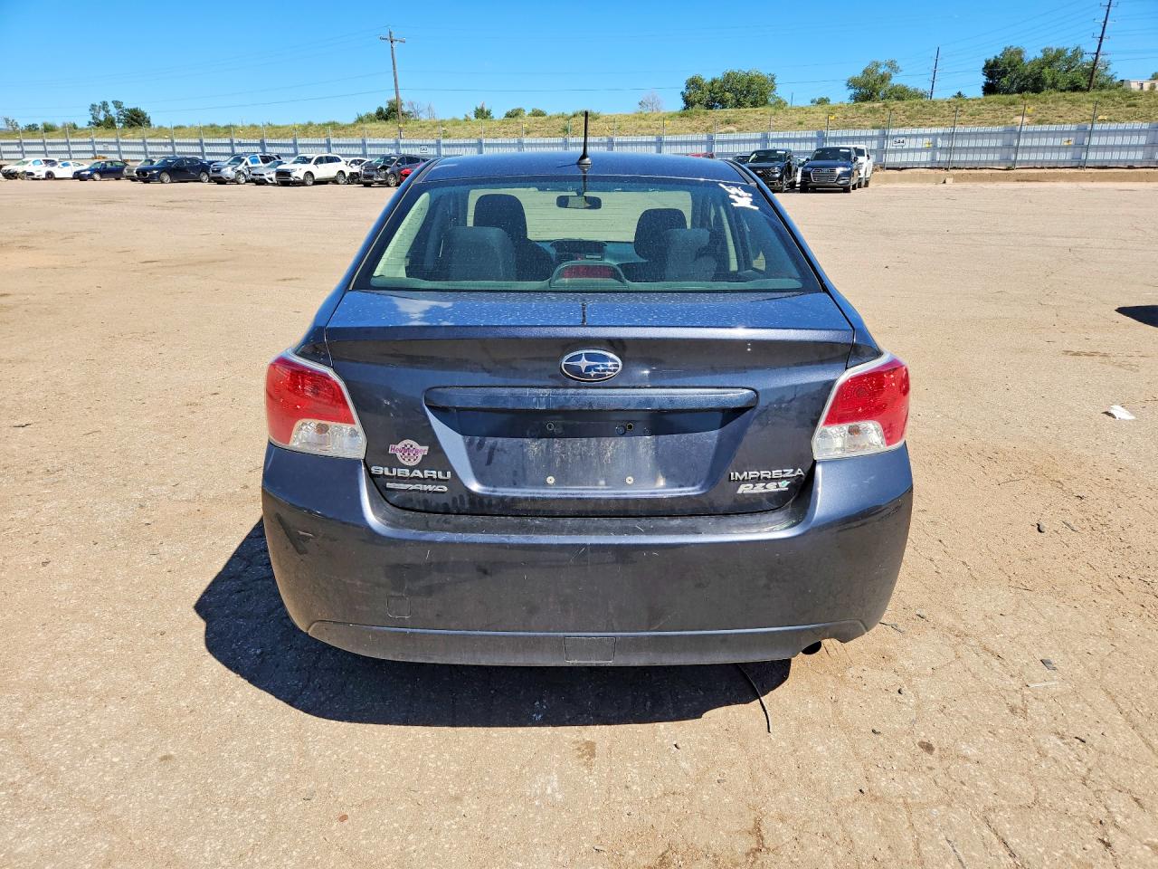 2013 Subaru Impreza Blue vin: JF1GJAA69DH010768
