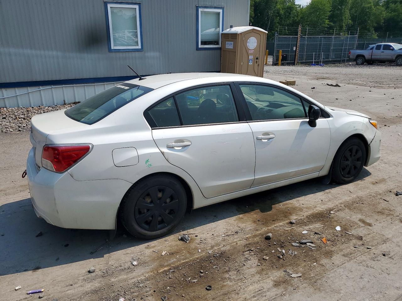 2014 Subaru Impreza Белый vin: JF1GJAA69EH007063