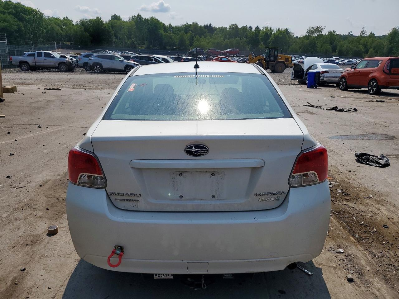 2014 Subaru Impreza Белый vin: JF1GJAA69EH007063