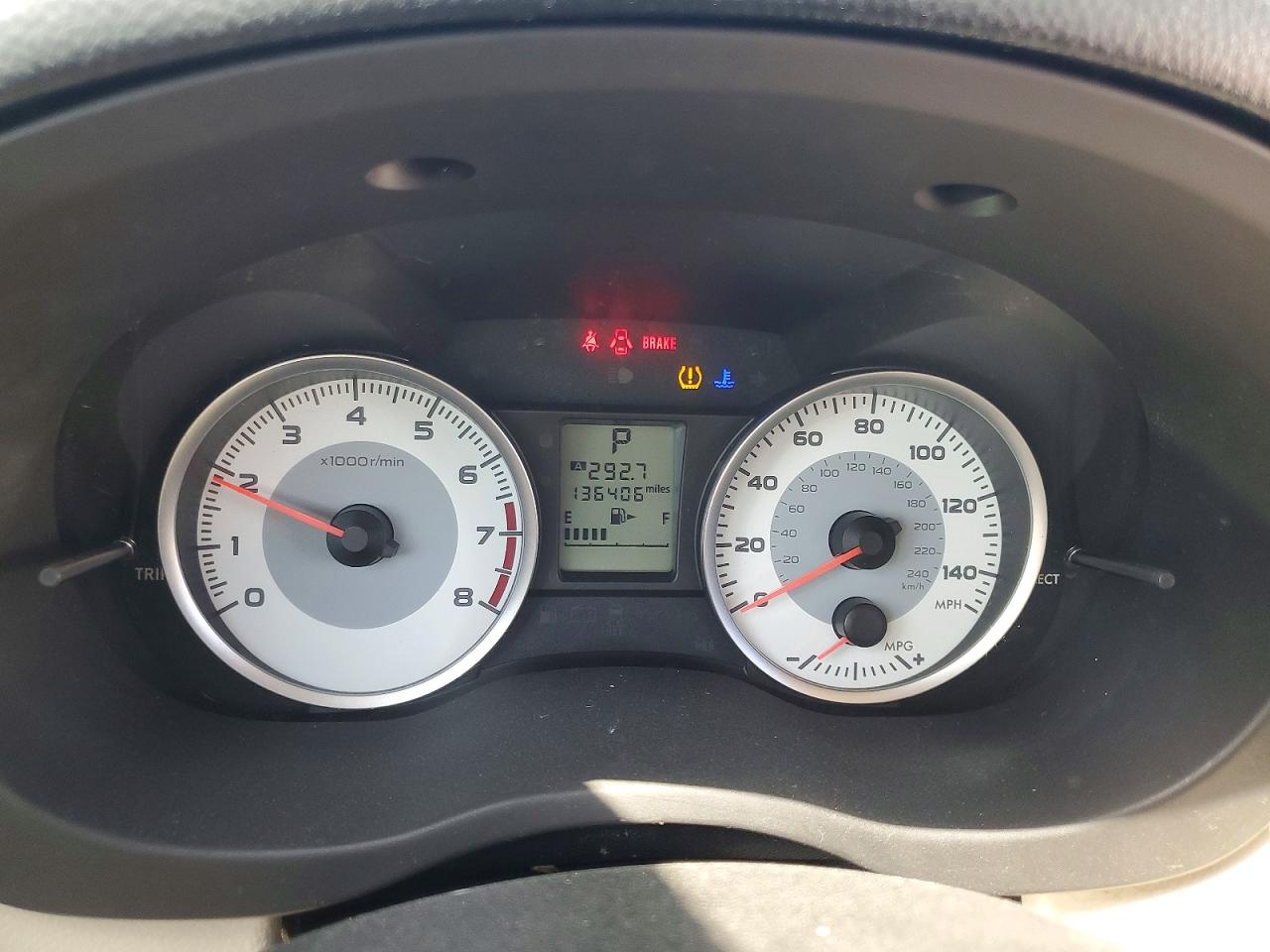 2014 Subaru Impreza White vin: JF1GJAA69EH009895