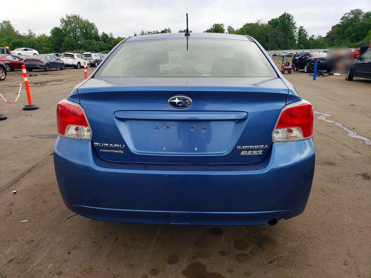2014 Subaru Impreza Синий vin: JF1GJAA69EH022162