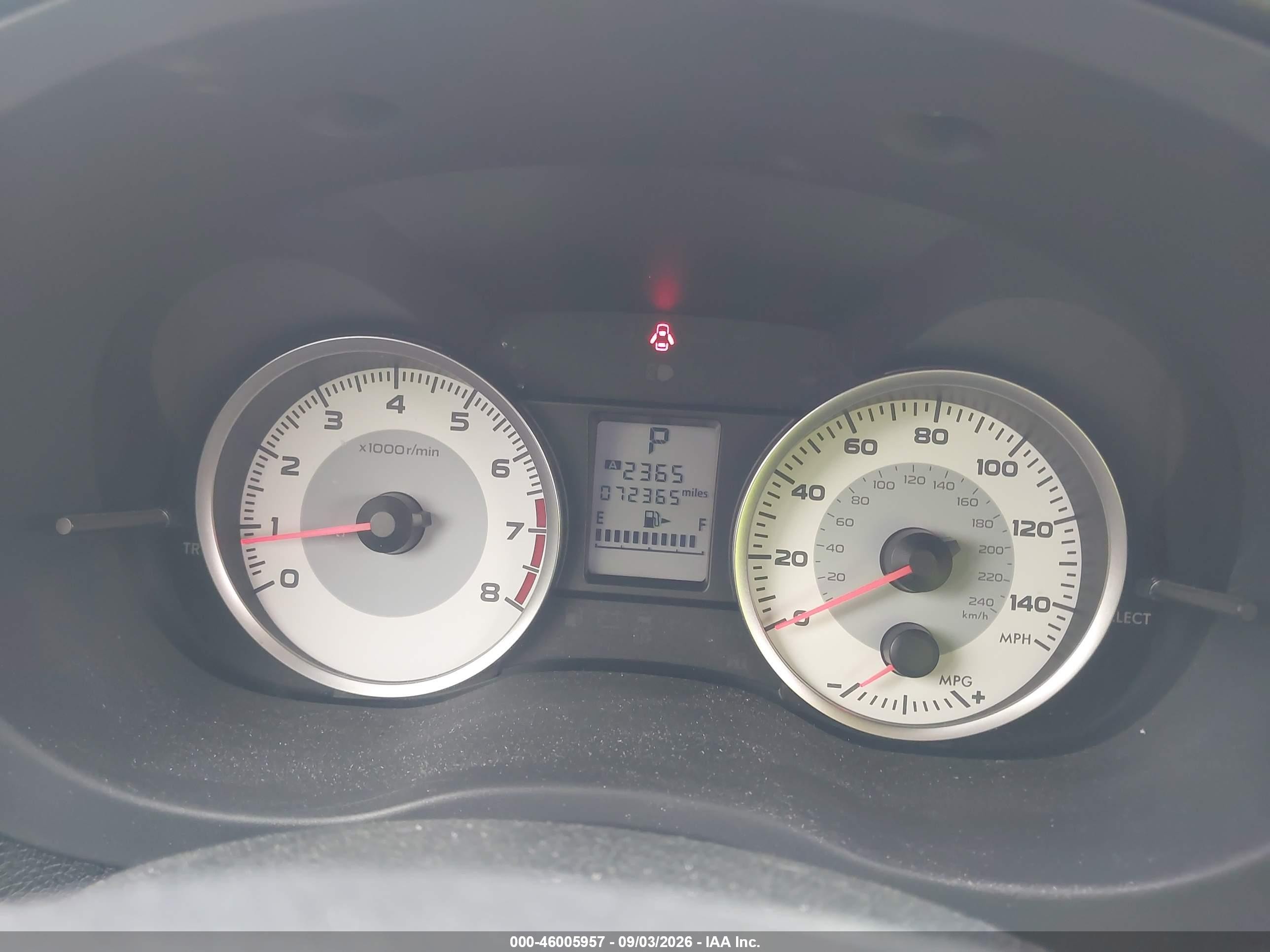 2014 Subaru Impreza 2.0i Silver vin: JF1GJAA69EH025904