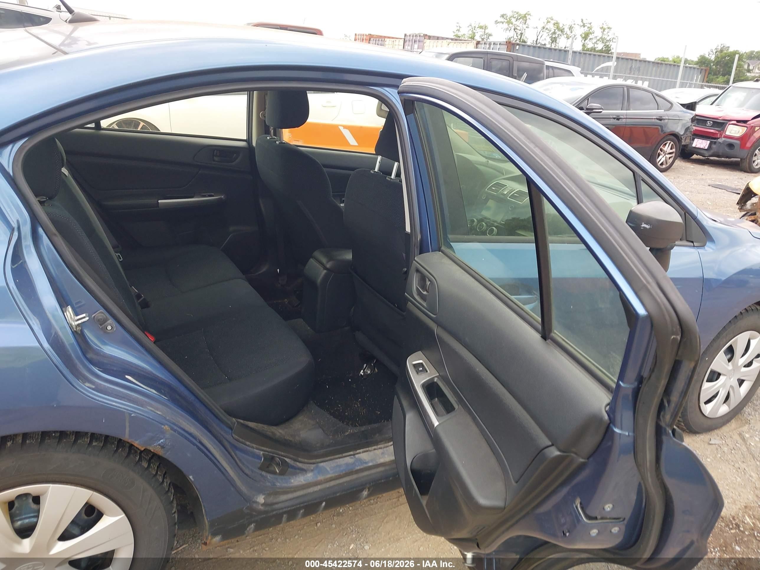 2015 Subaru Impreza 2.0i Blue vin: JF1GJAA69FG018751