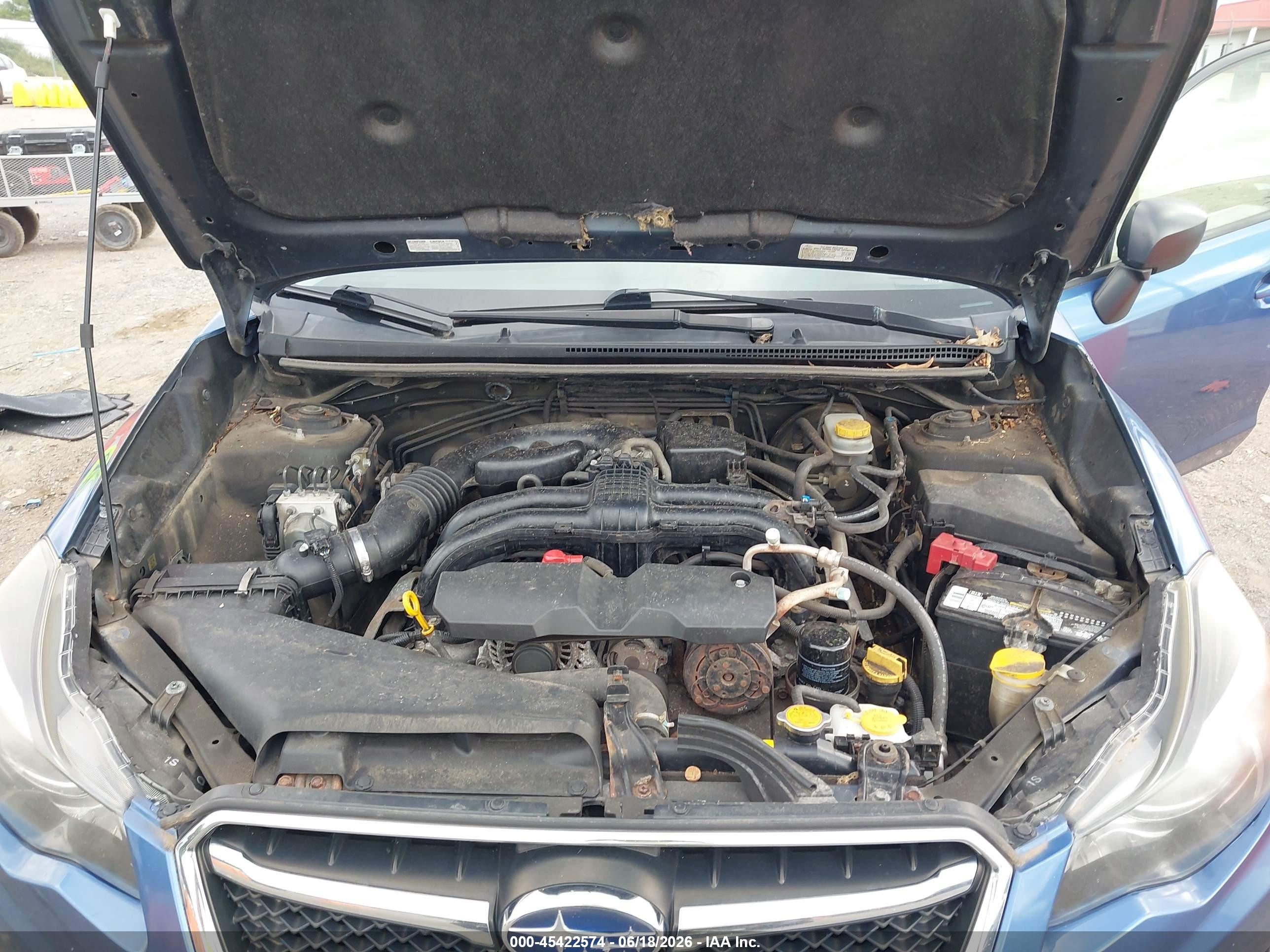 2015 Subaru Impreza 2.0i Blue vin: JF1GJAA69FG018751