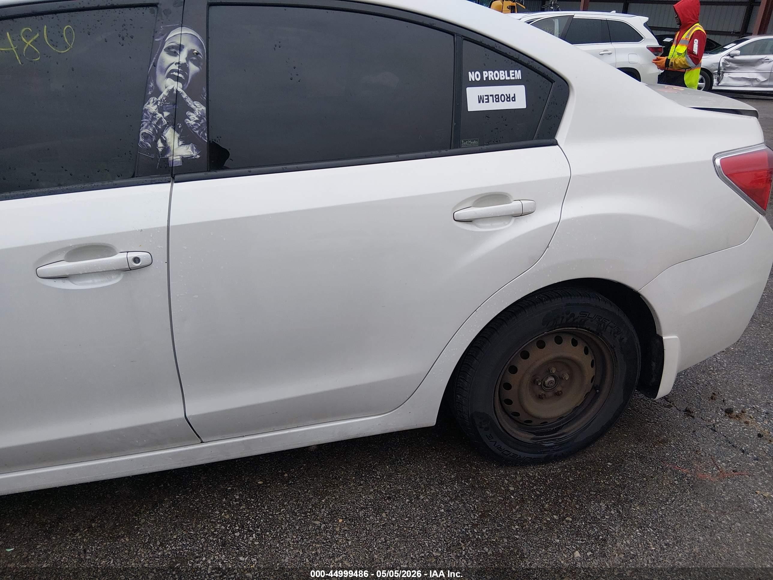 2012 Subaru Impreza 2.0i Белый vin: JF1GJAA6XCH013323