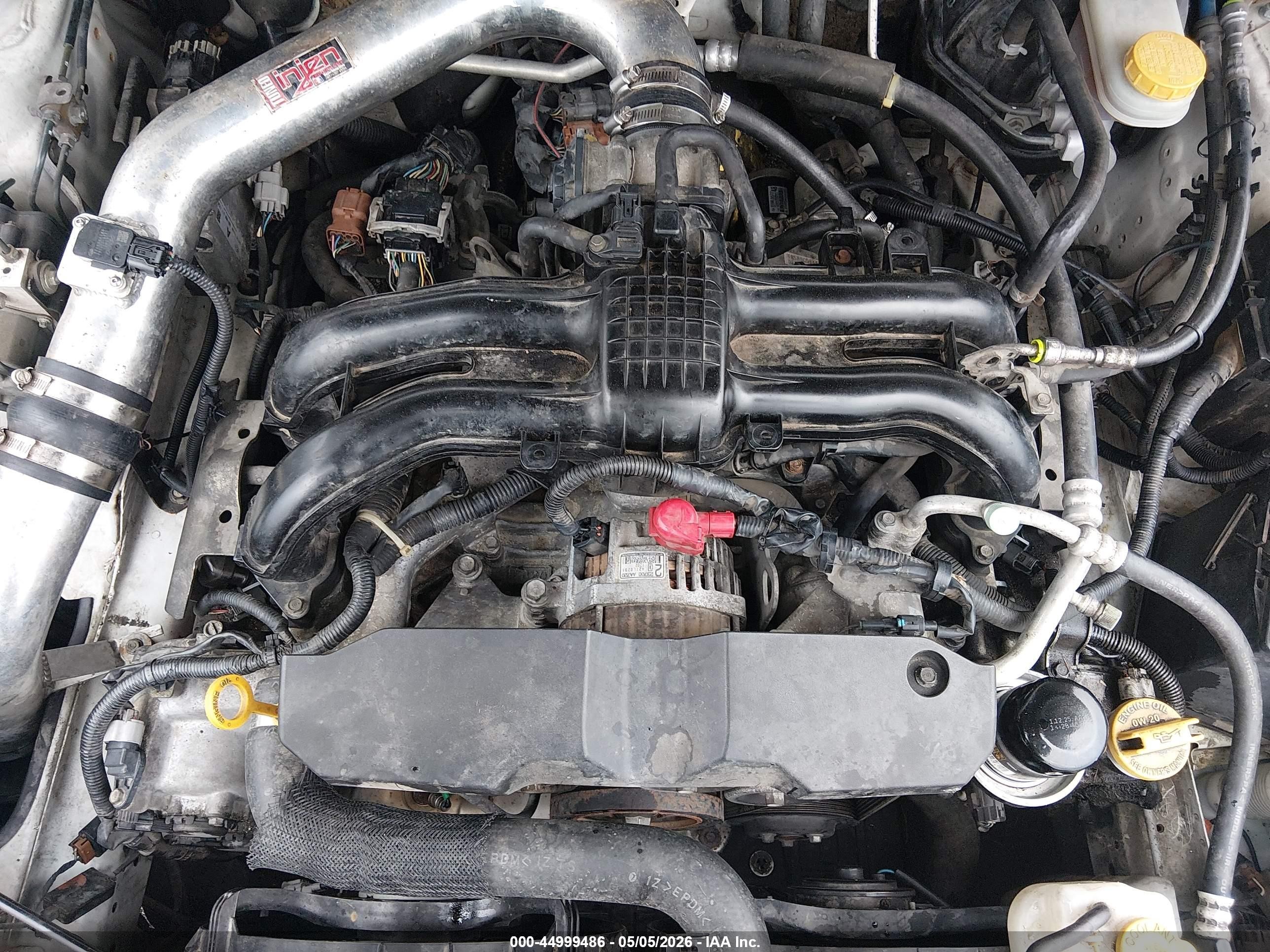 2012 Subaru Impreza 2.0i Белый vin: JF1GJAA6XCH013323