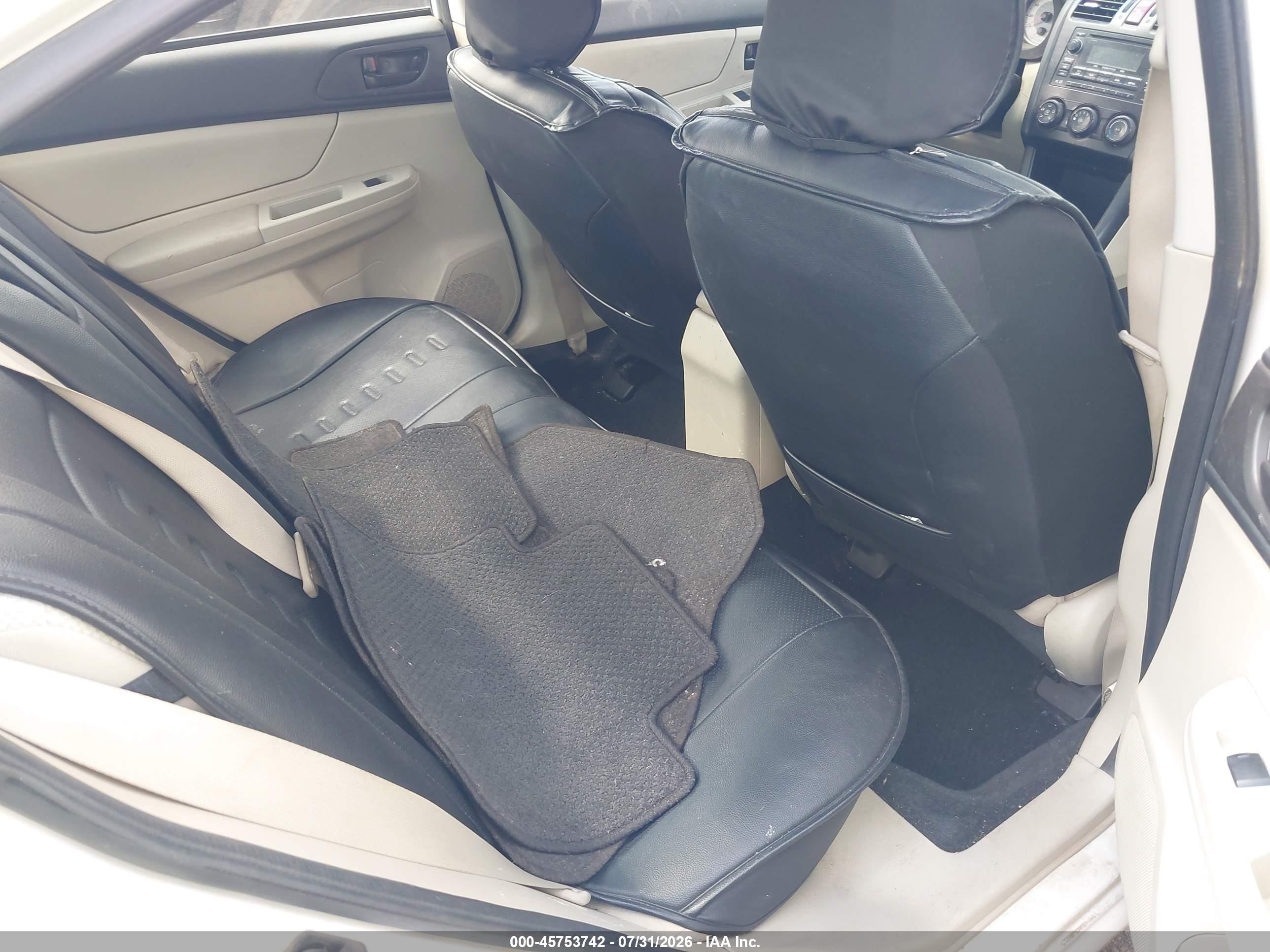 2013 Subaru Impreza 2.0i White vin: JF1GJAA6XDG031747
