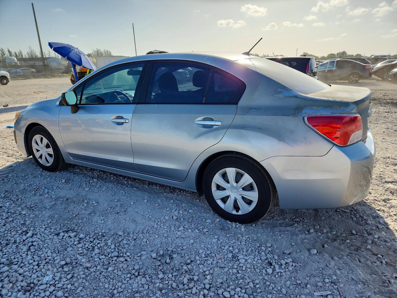 2013 Subaru Impreza Silver vin: JF1GJAA6XDH009063