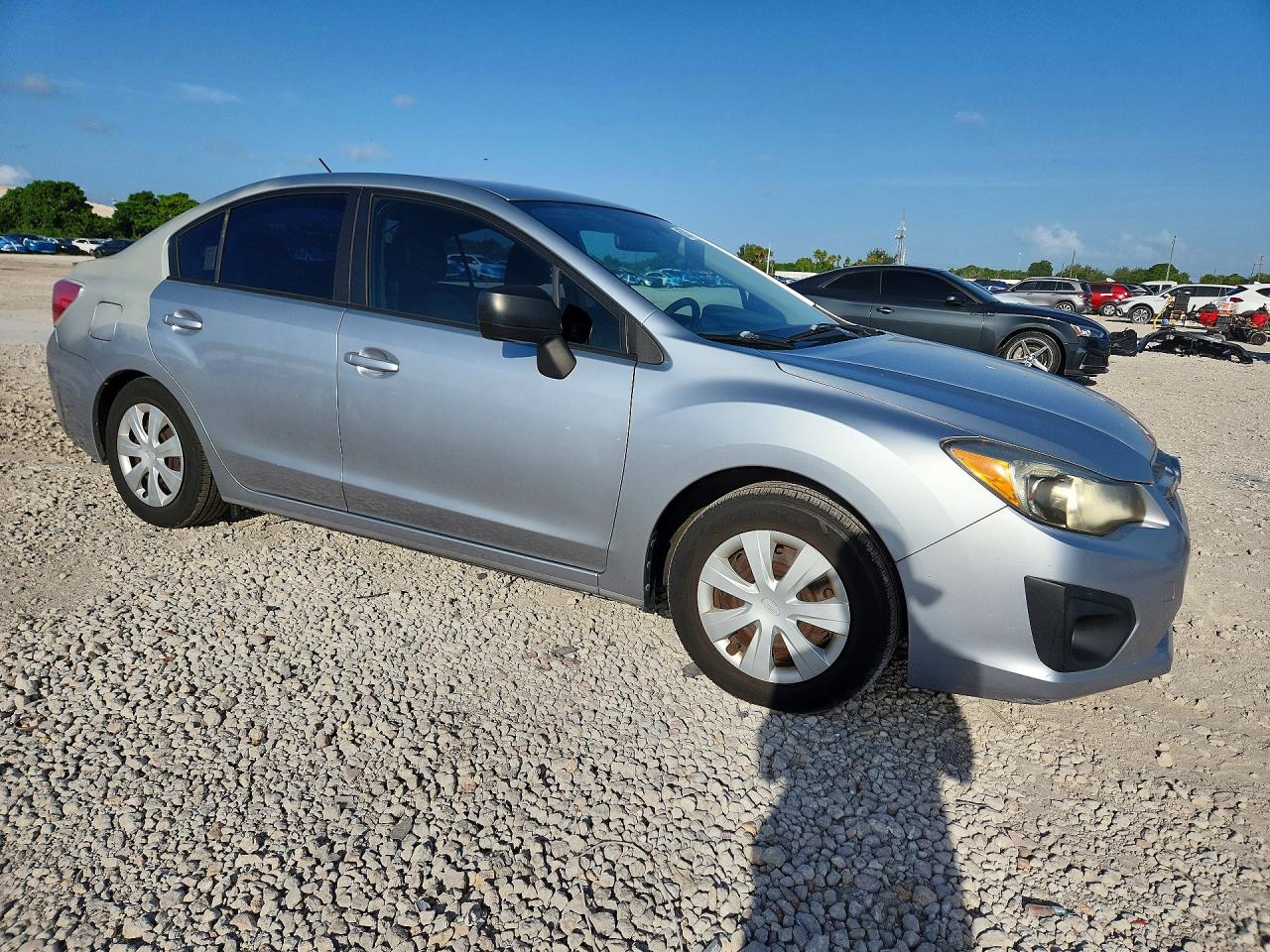 2013 Subaru Impreza Silver vin: JF1GJAA6XDH009063