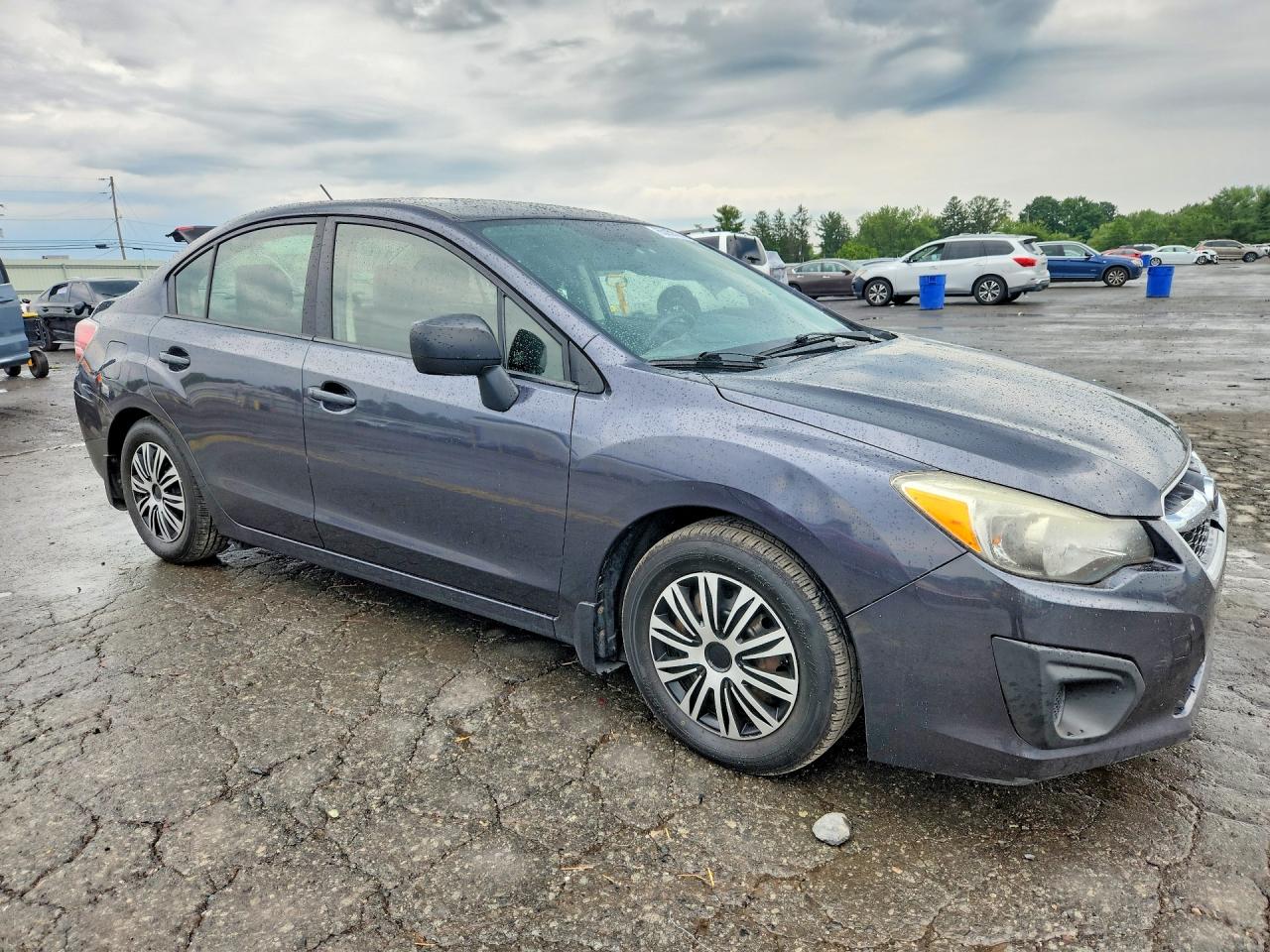 2013 Subaru Impreza Gray vin: JF1GJAA6XDH028468