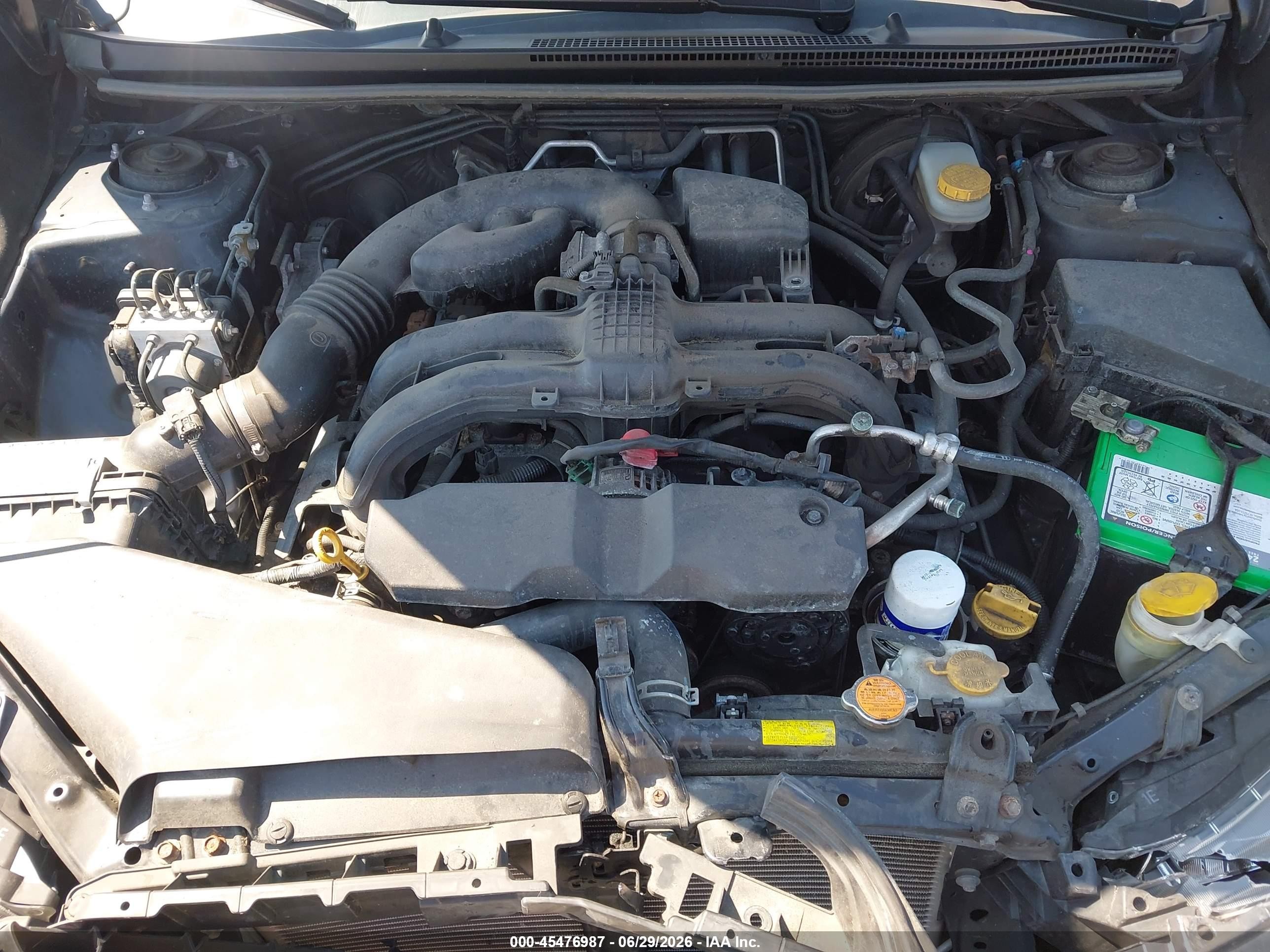 2014 Subaru Impreza 2.0i Gray vin: JF1GJAA6XEH024339