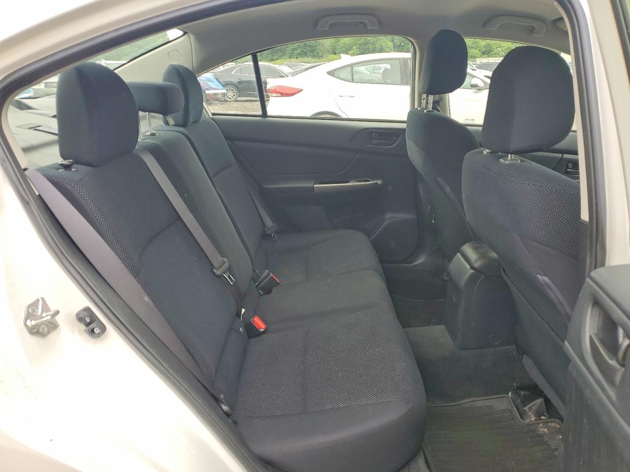 2015 Subaru Impreza White vin: JF1GJAA6XFH013231