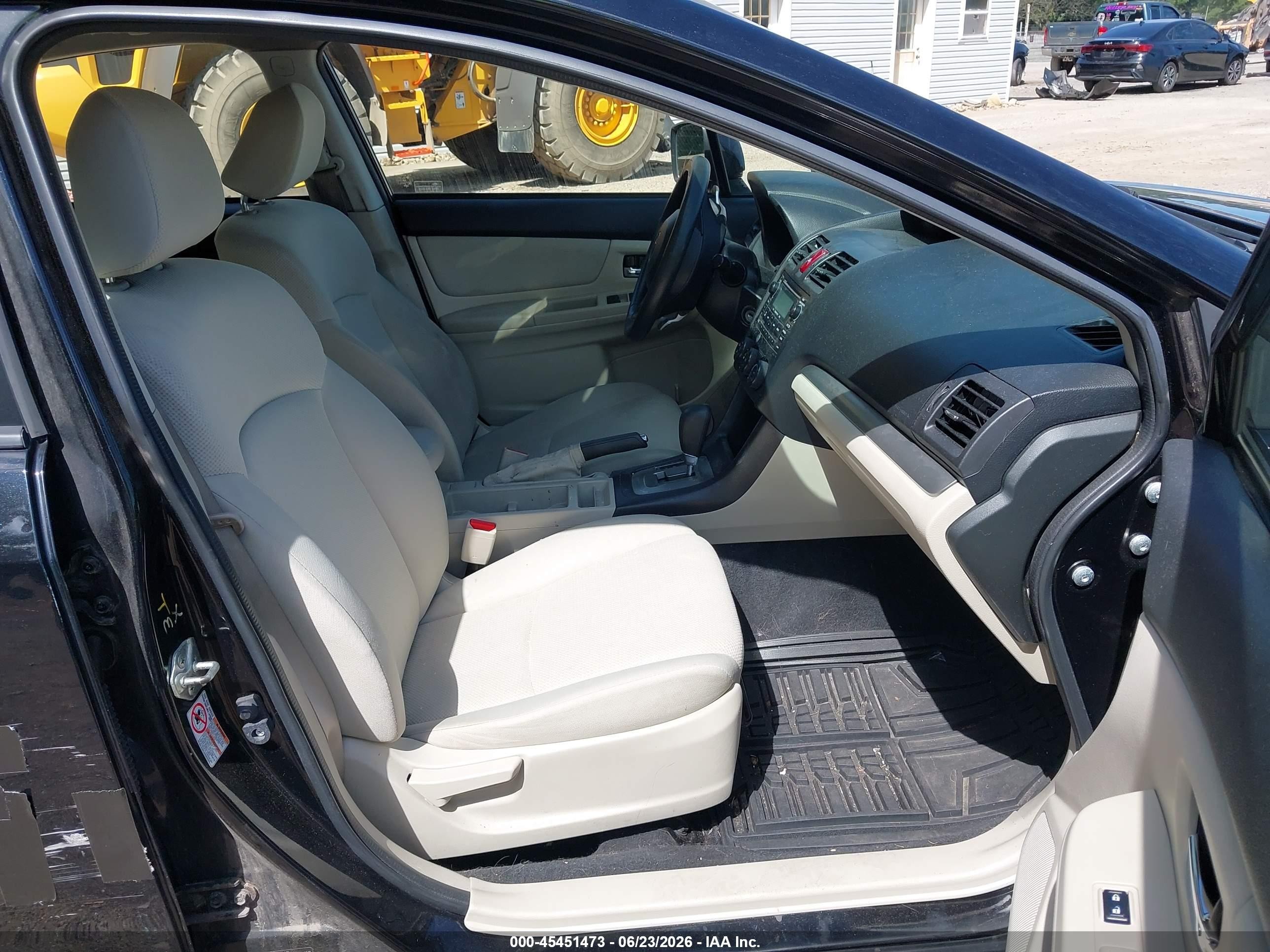 2013 Subaru Impreza 2.0i Premium Black vin: JF1GJAB61DH010178