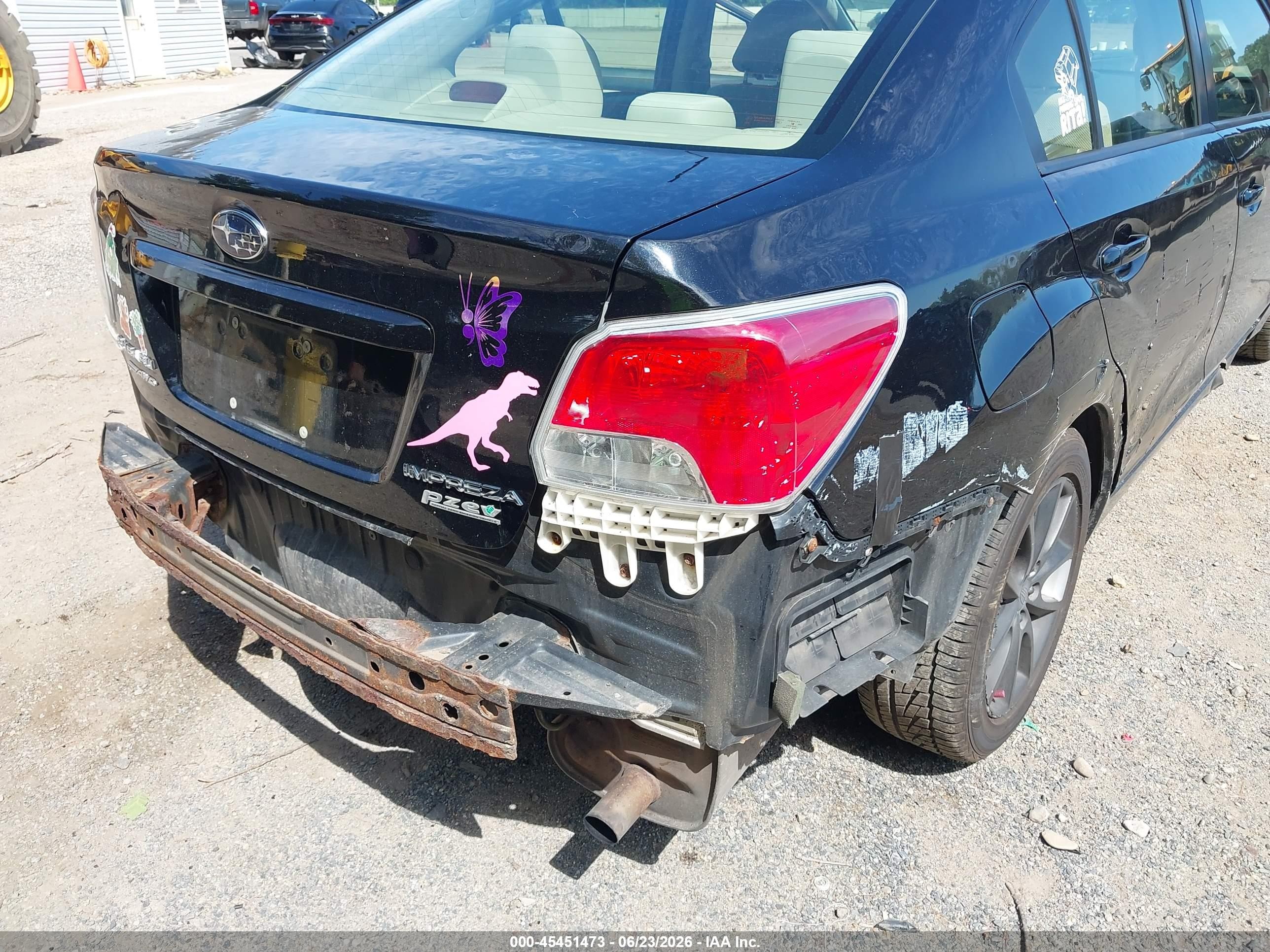 2013 Subaru Impreza 2.0i Premium Black vin: JF1GJAB61DH010178