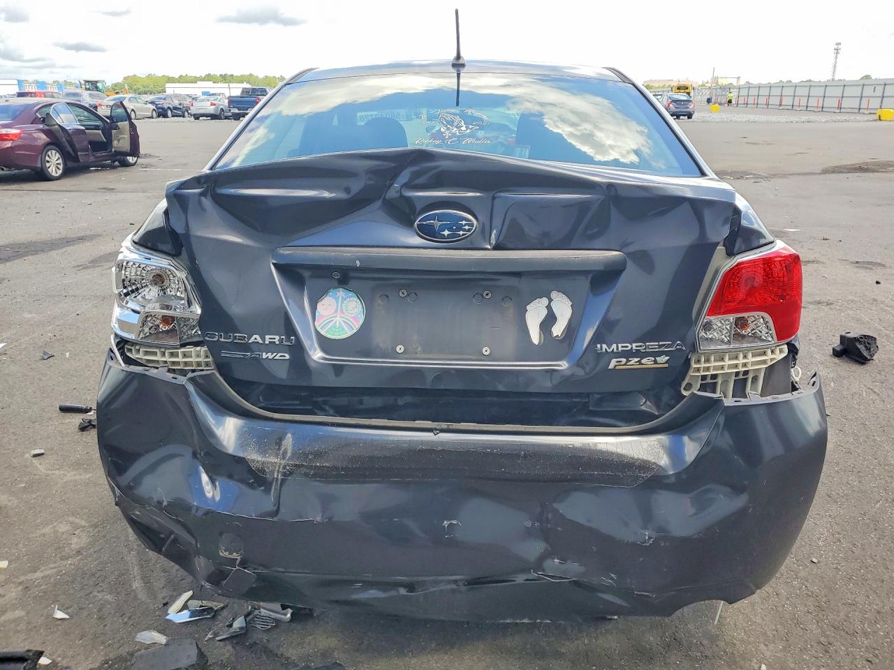 2014 Subaru Impreza Premium Charcoal vin: JF1GJAB61EH016905