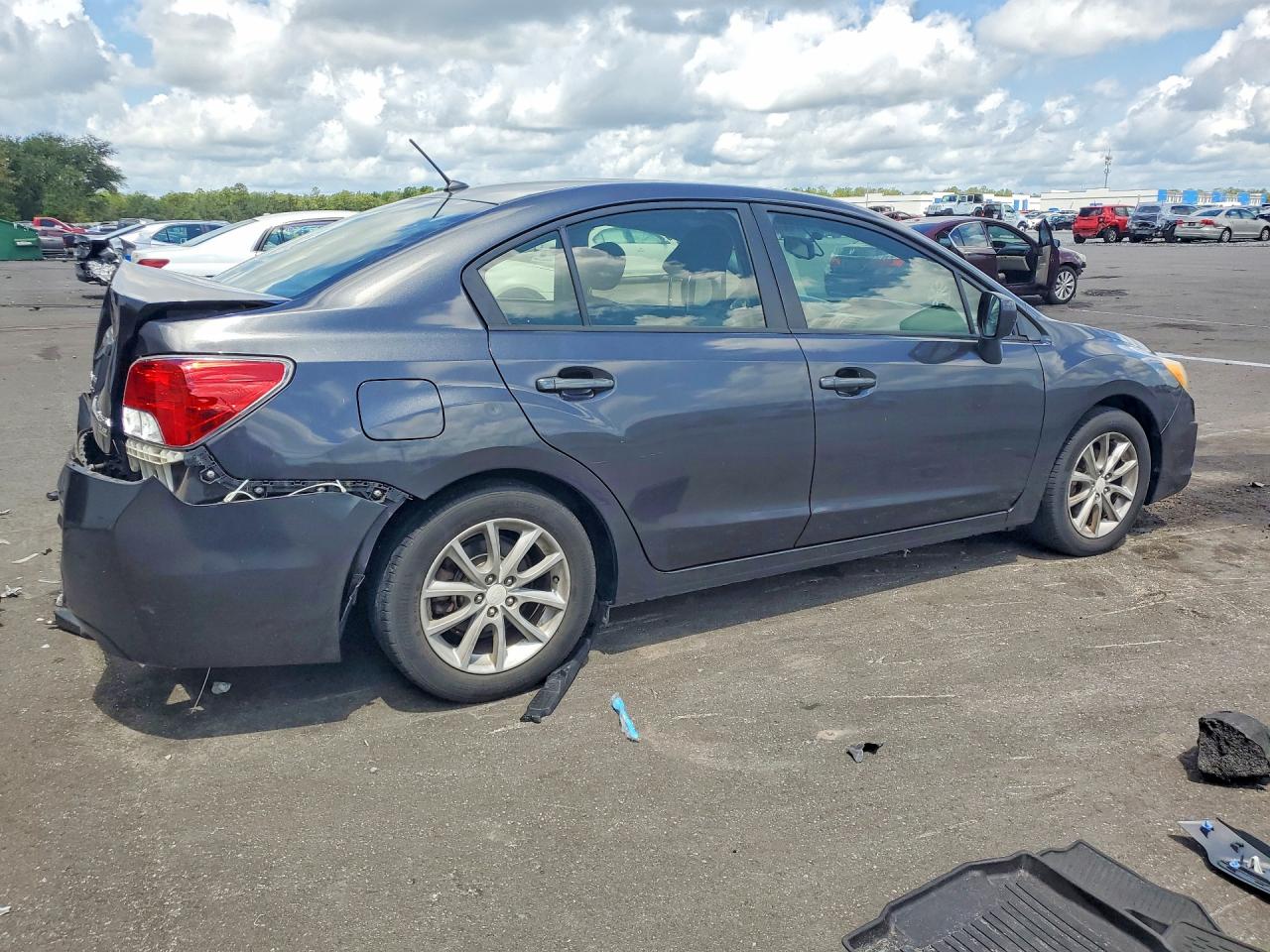 2014 Subaru Impreza Premium Charcoal vin: JF1GJAB61EH016905