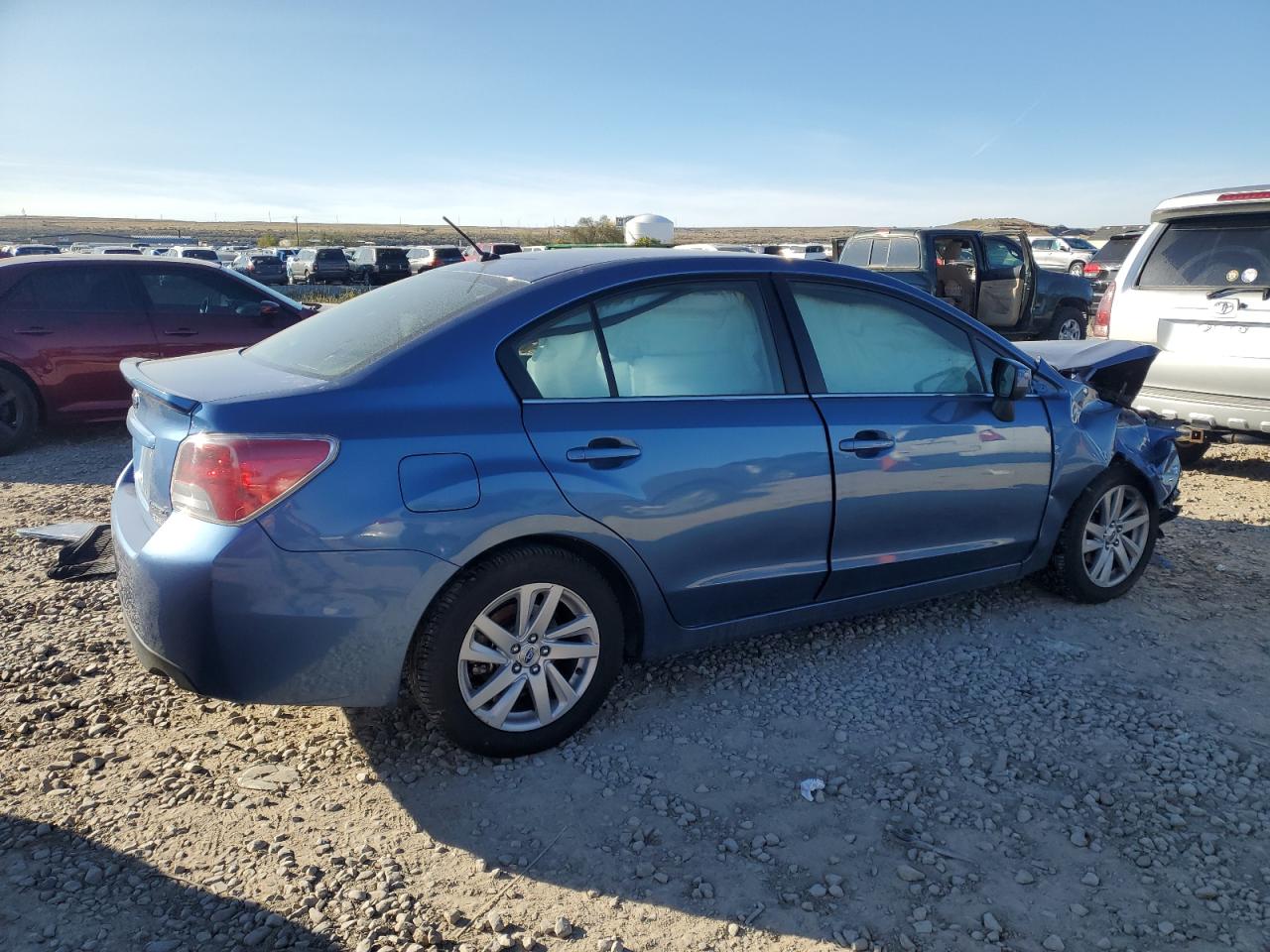 2016 Subaru Impreza Premium Blue vin: JF1GJAB61GH023713