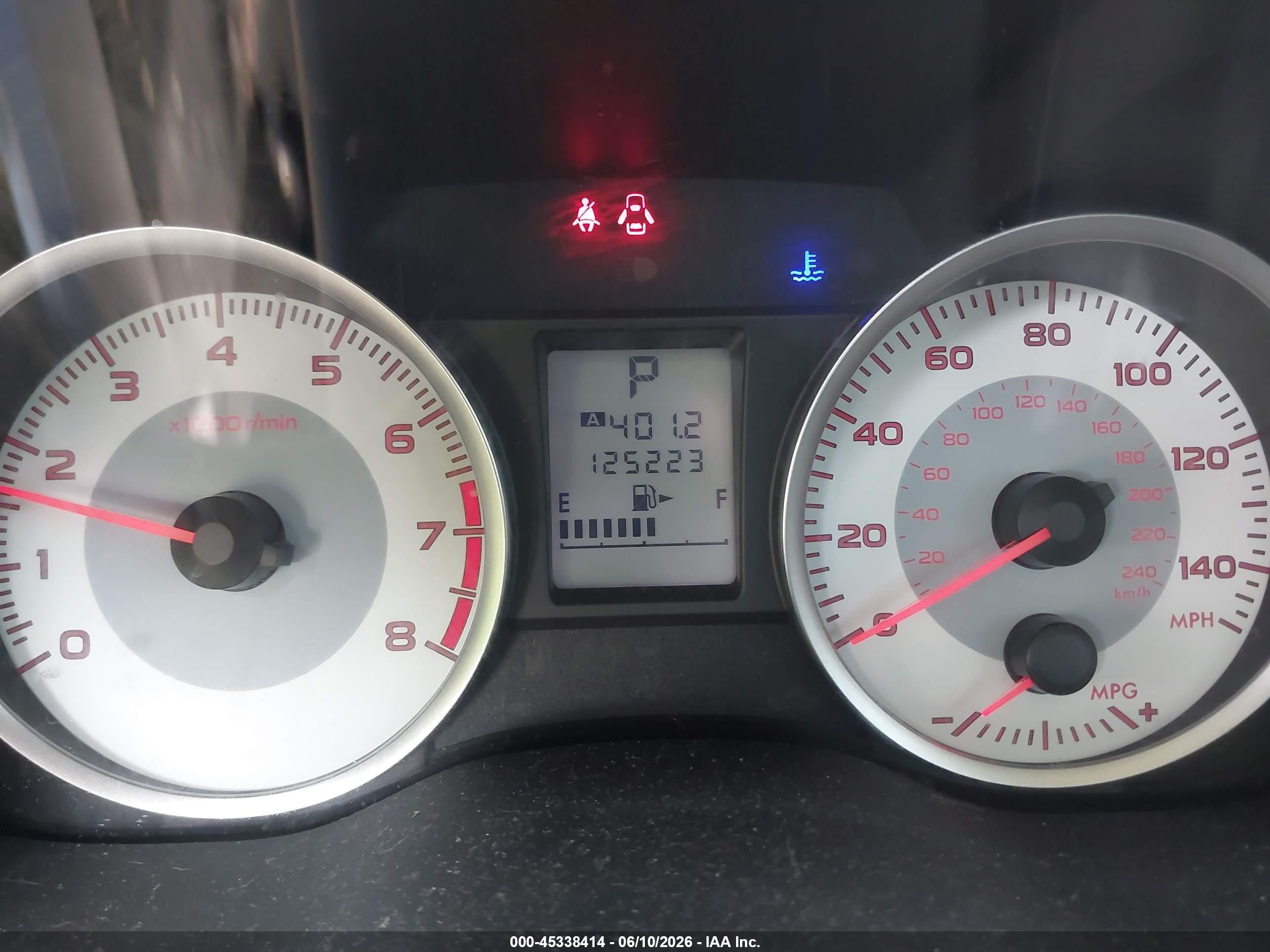2012 Subaru Impreza 2.0i Premium Blue vin: JF1GJAB62CH014285