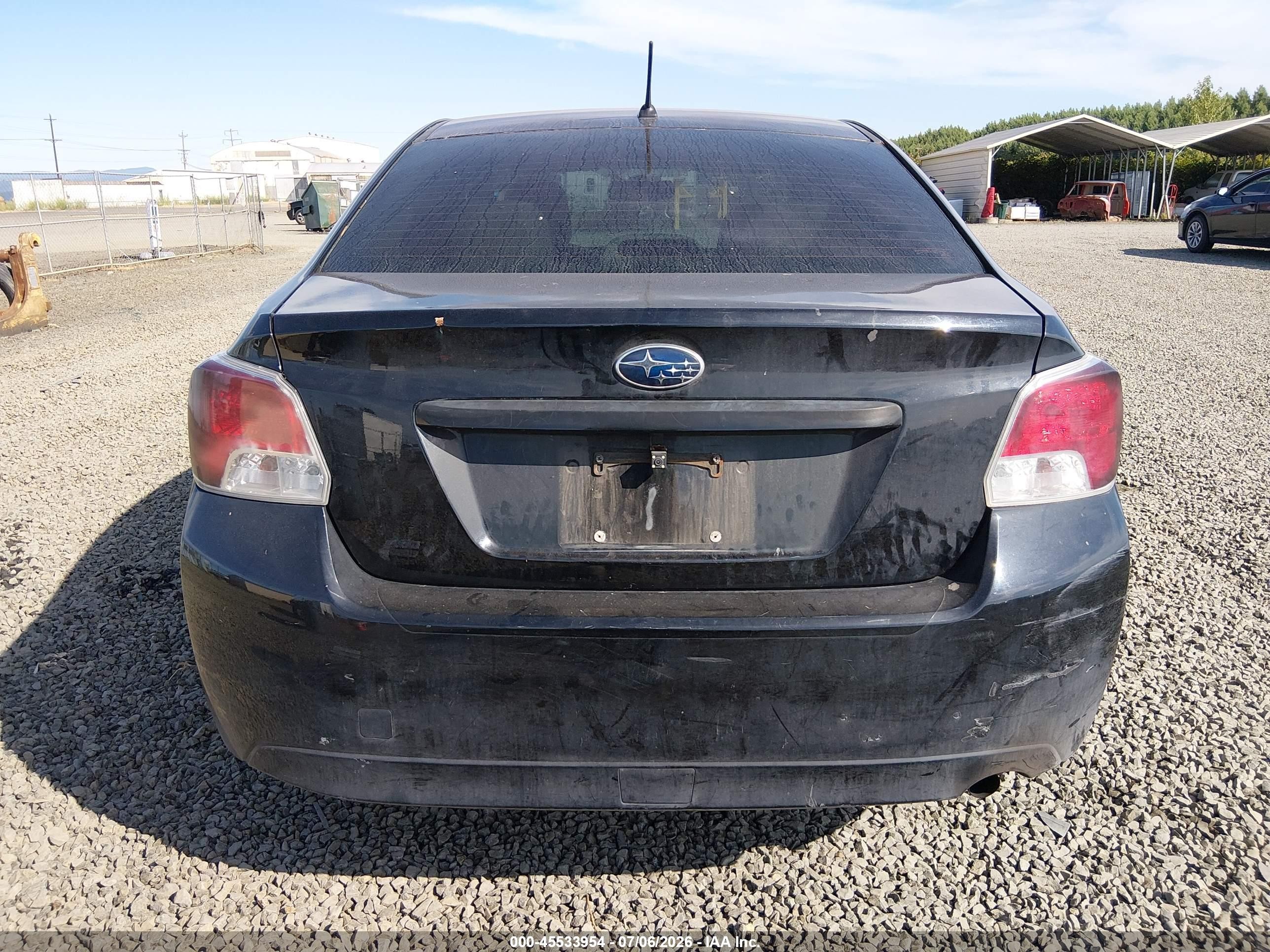 2013 Subaru Impreza 2.0i Premium Black vin: JF1GJAB62DH031203